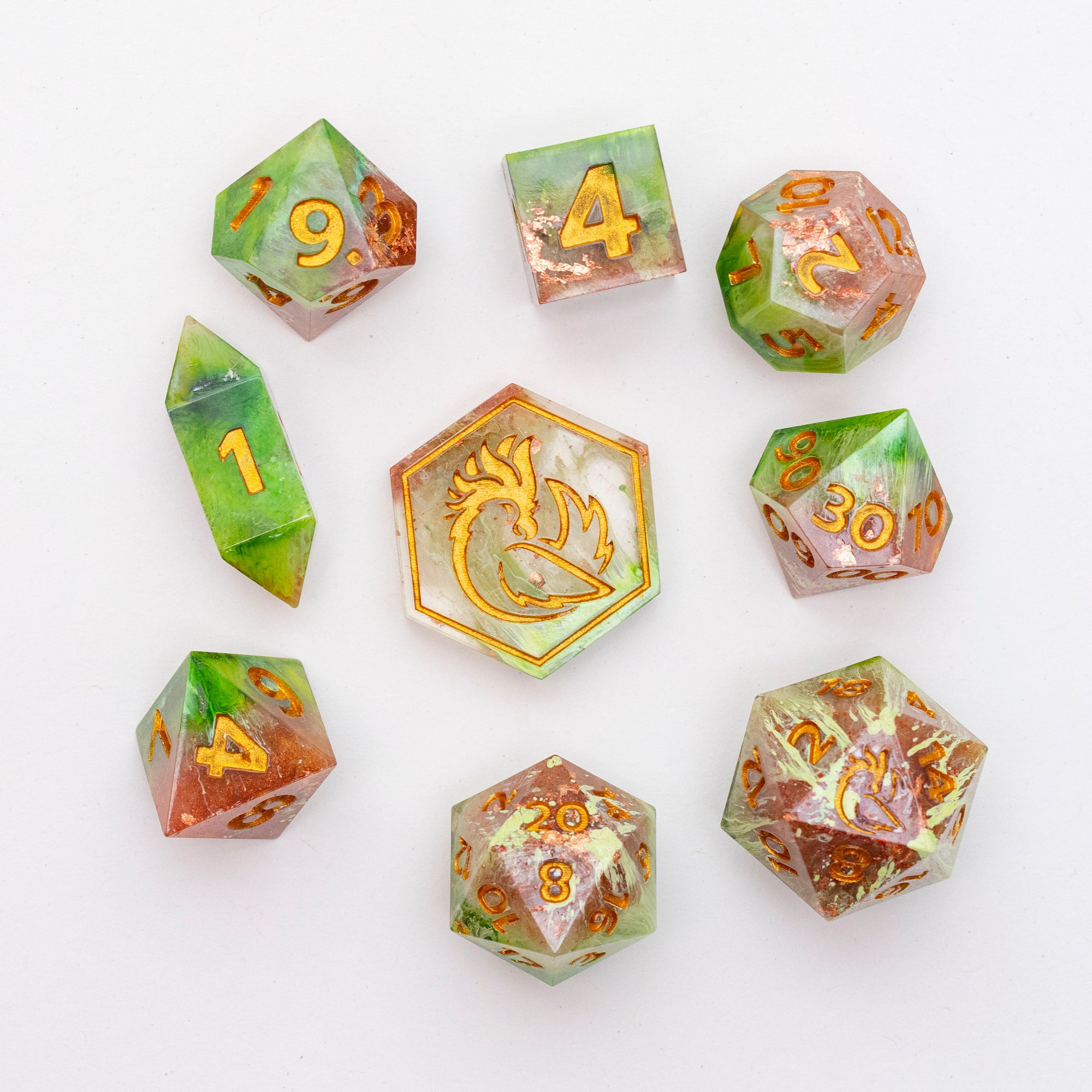 Mother of the Earth - 9 Piece Dice Set