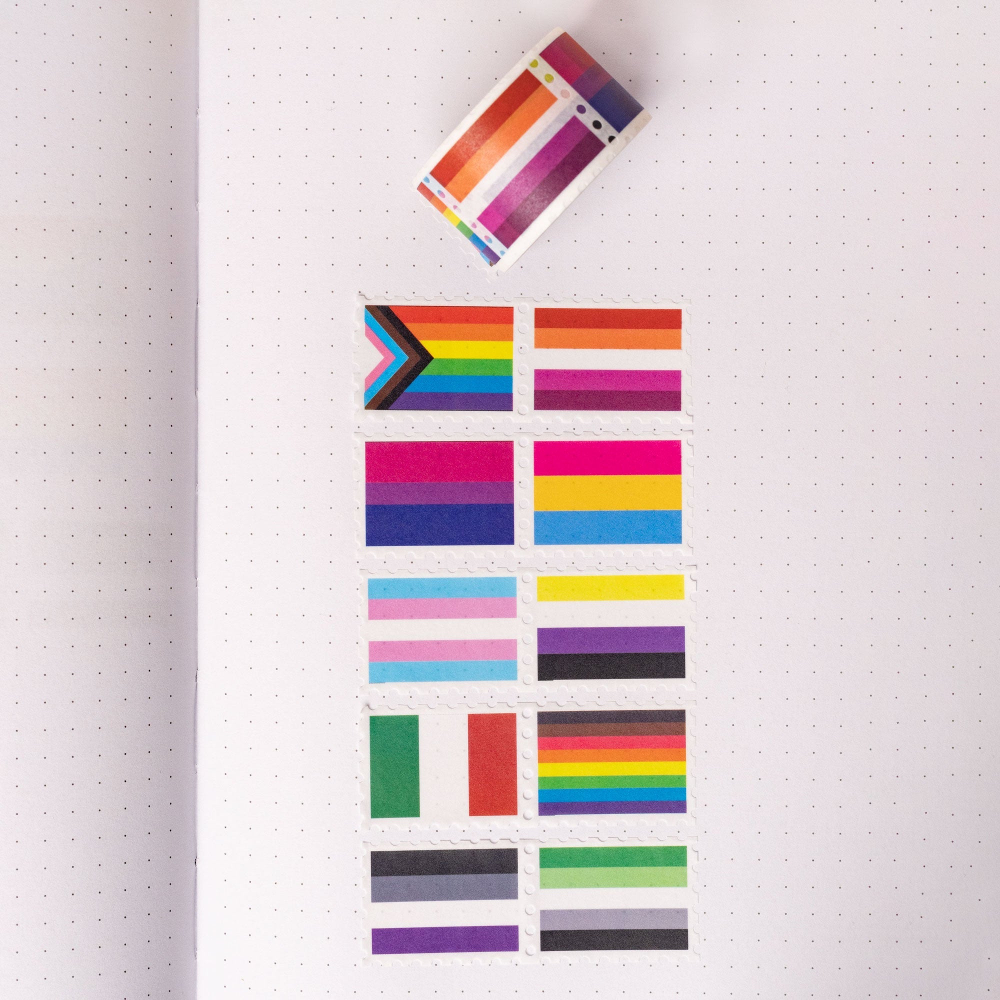 Pride Flags Stamp Washi