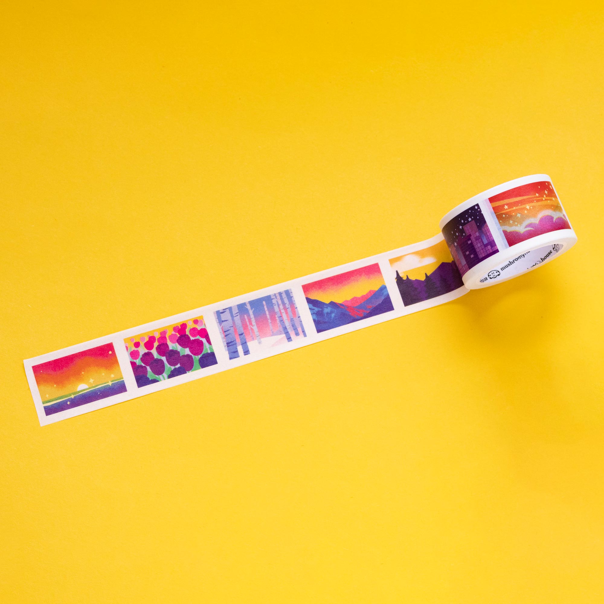 Pride Flag Landscapes Washi Tape