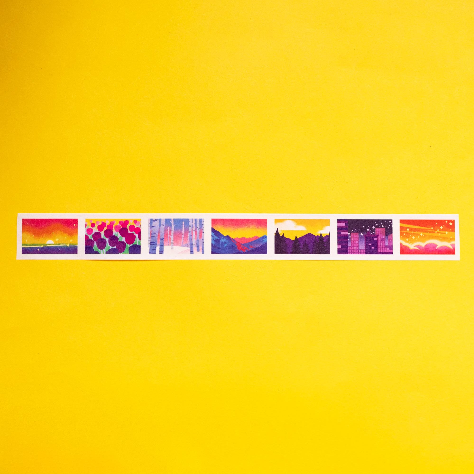 Pride Flag Landscapes Washi Tape