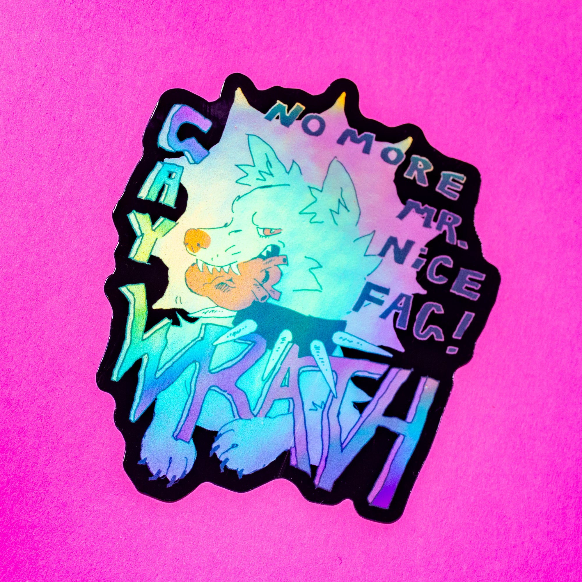 GAY WRATH Holo Sticker