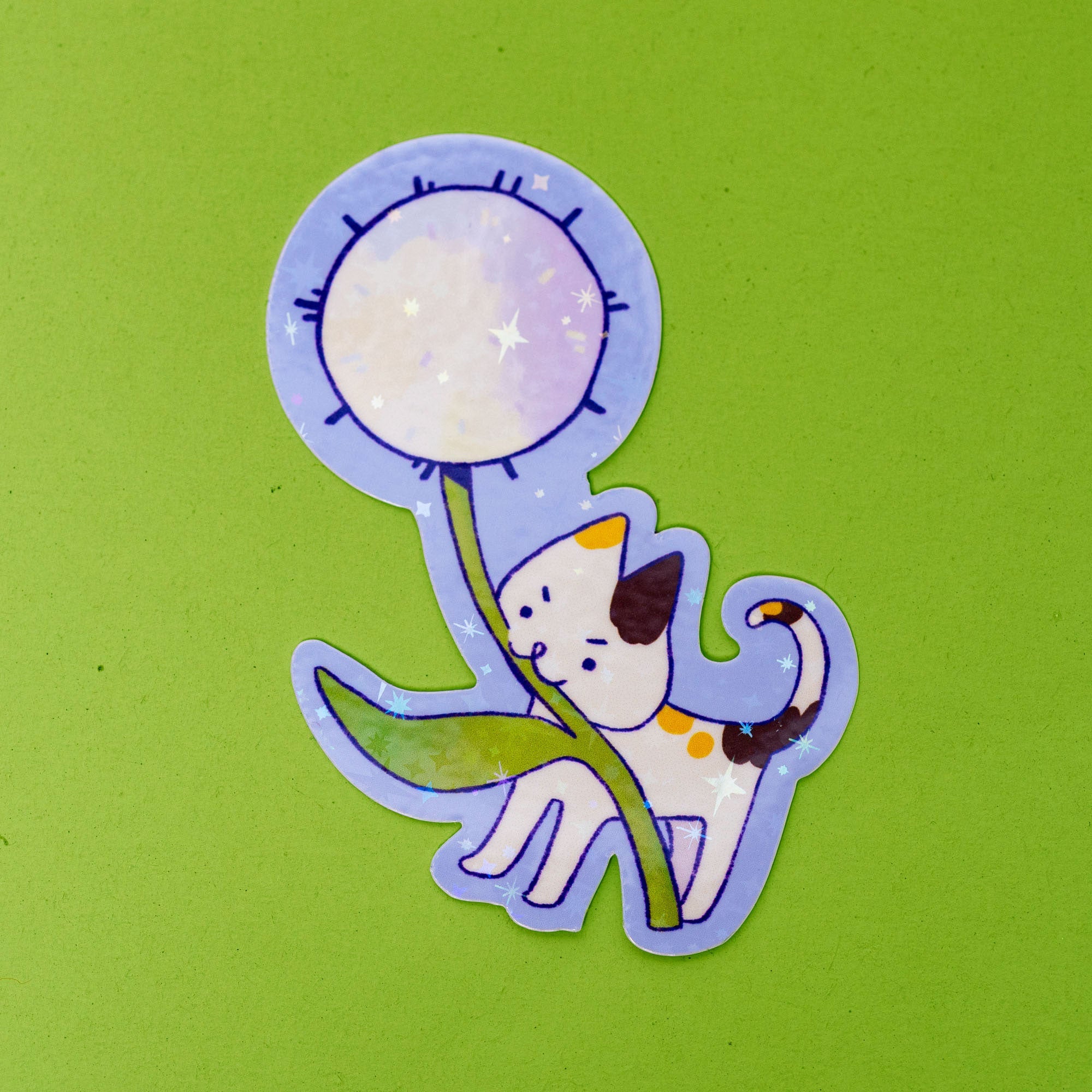 "Dandelion Cat" Sticker - 1
