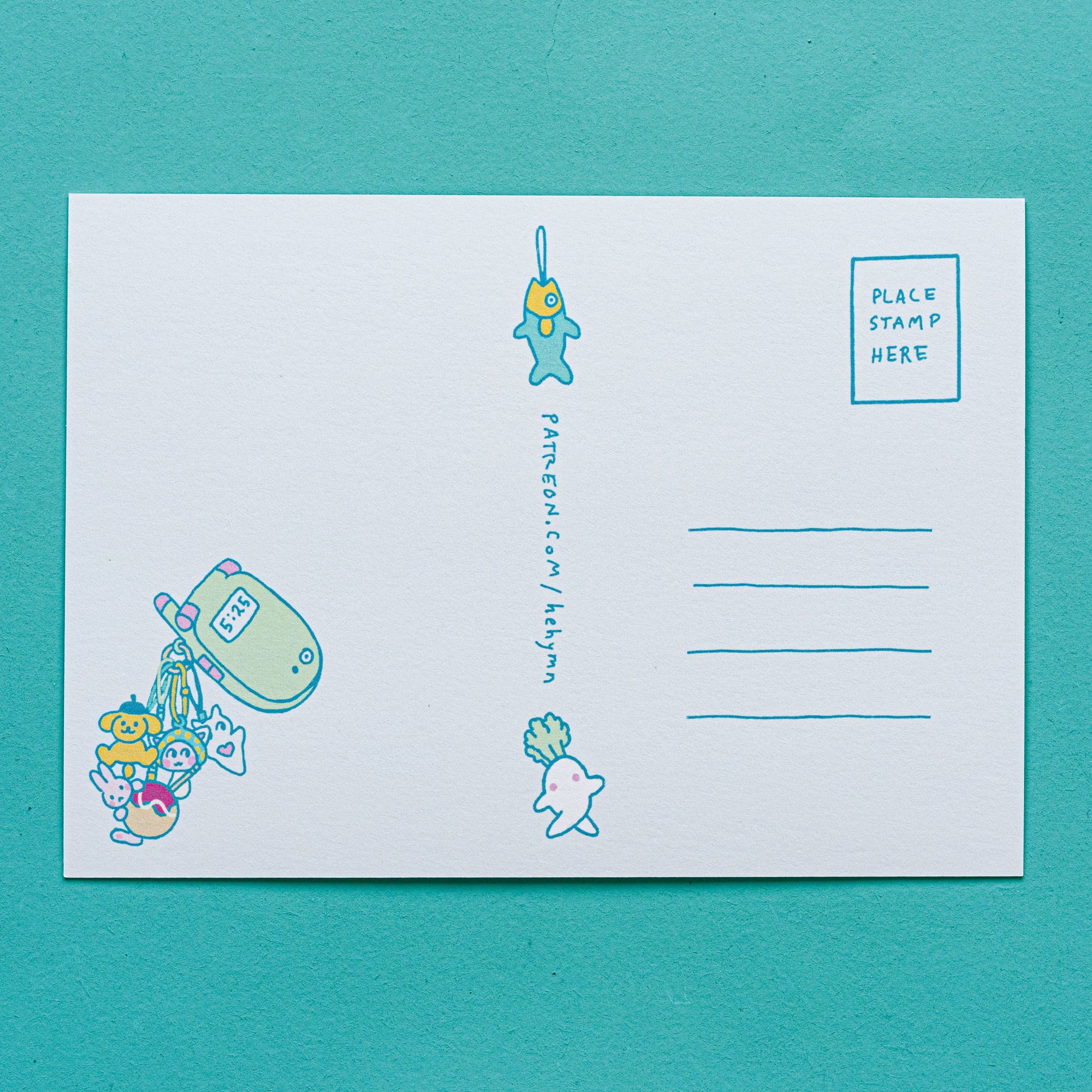 GATCHA! postcard
