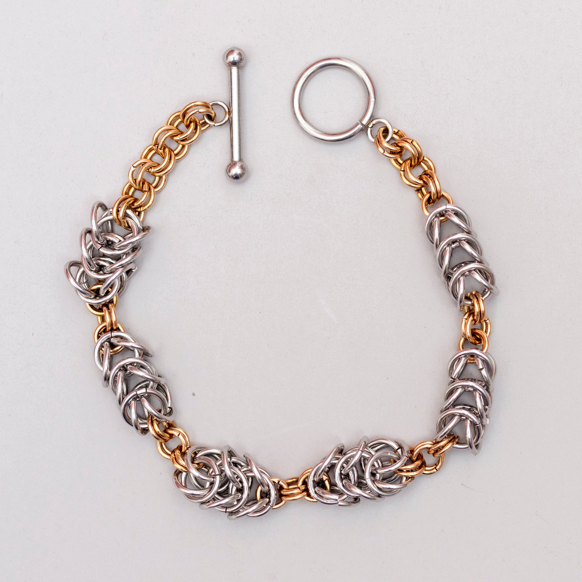 Half Byzantine chain braceletĀ
