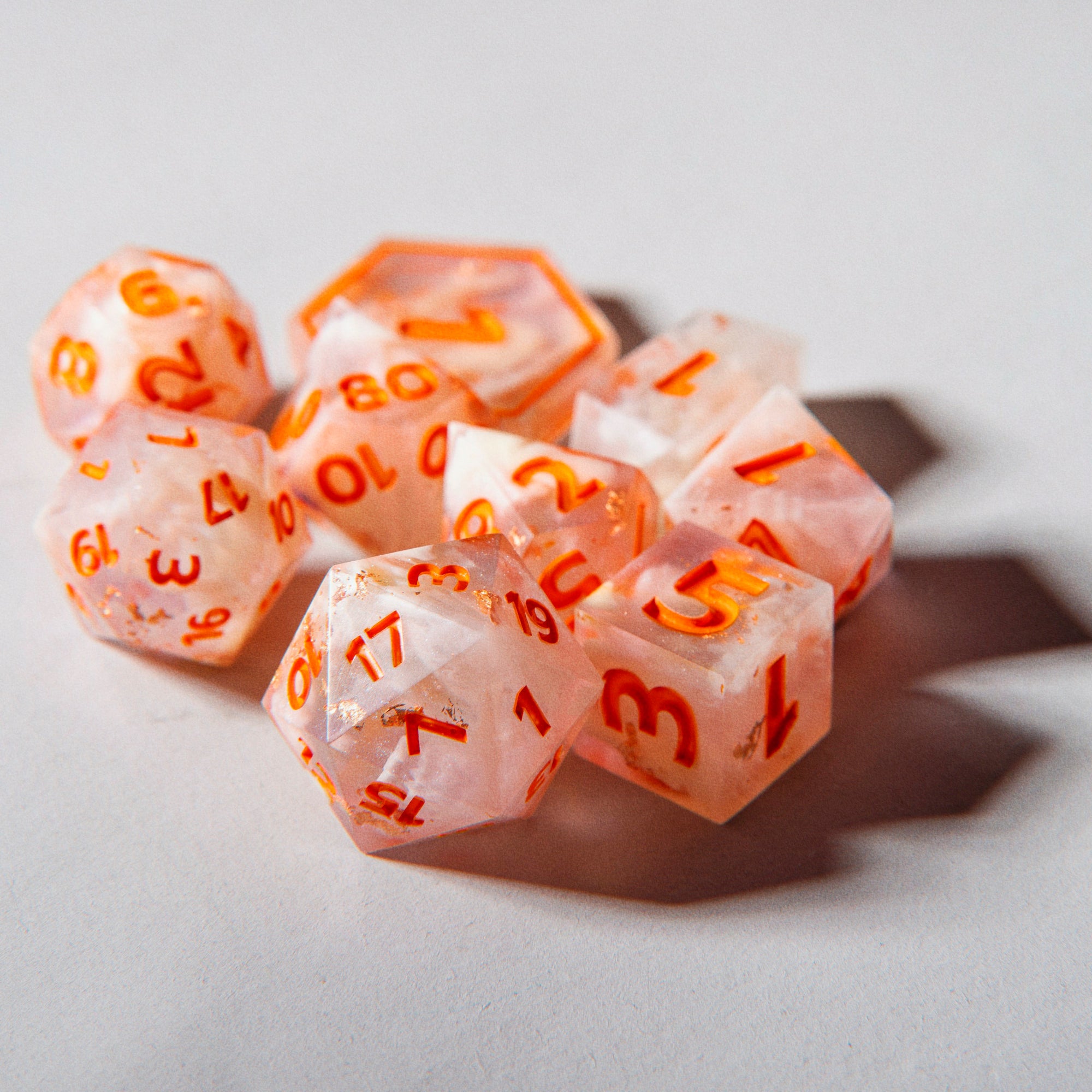 Divine Shimmer - 9 Piece Dice Set
