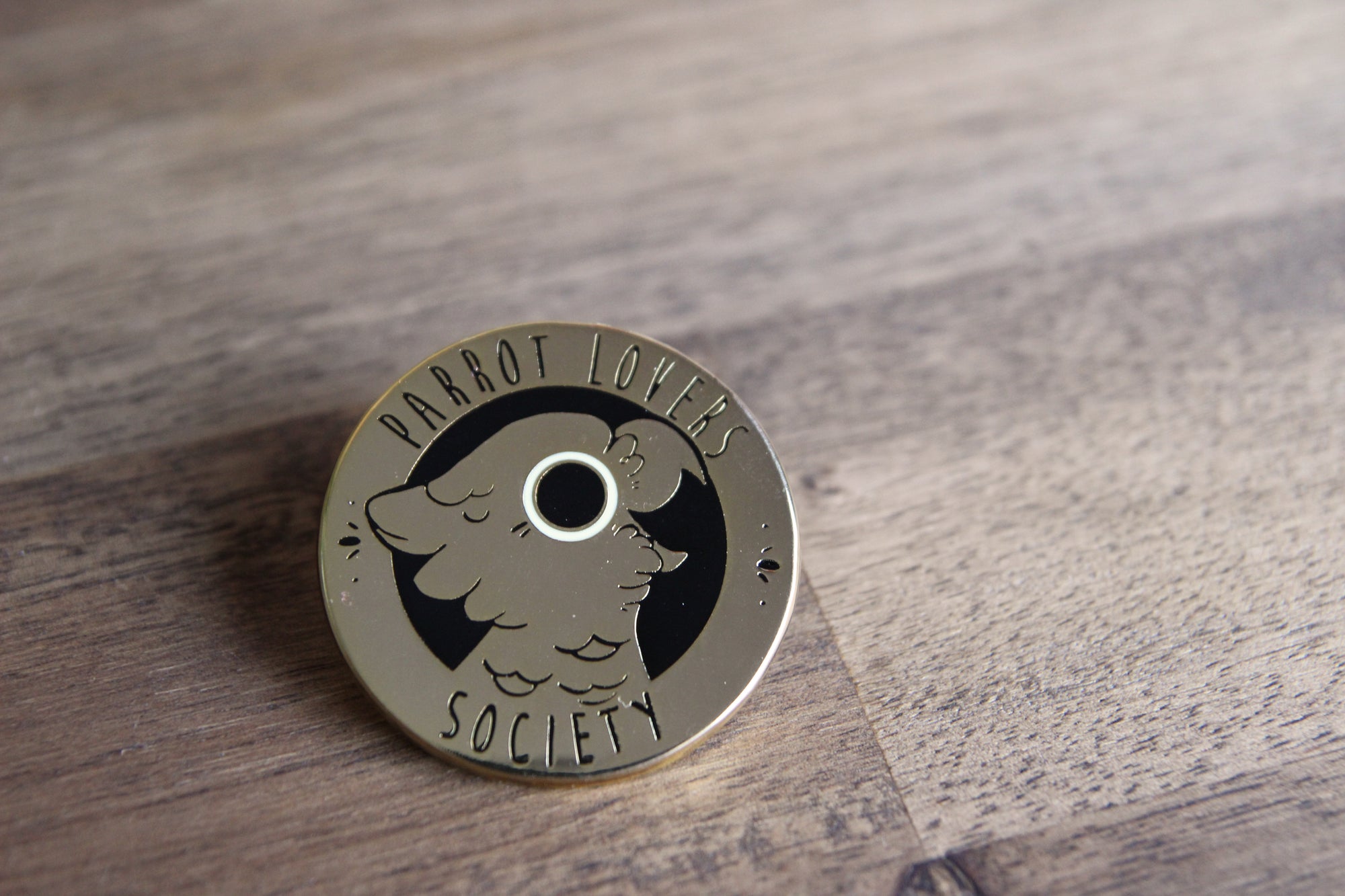 Parrot Lovers Society Pin