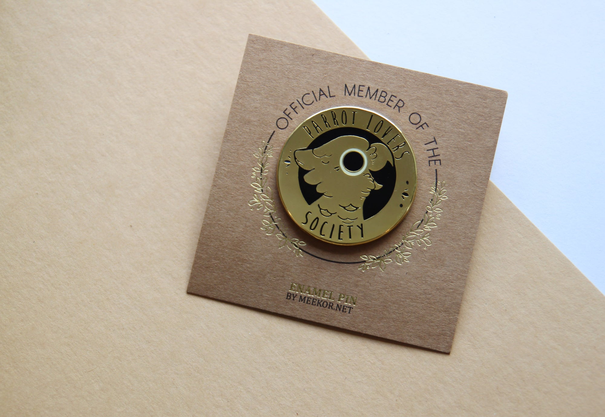 Parrot Lovers Society Pin