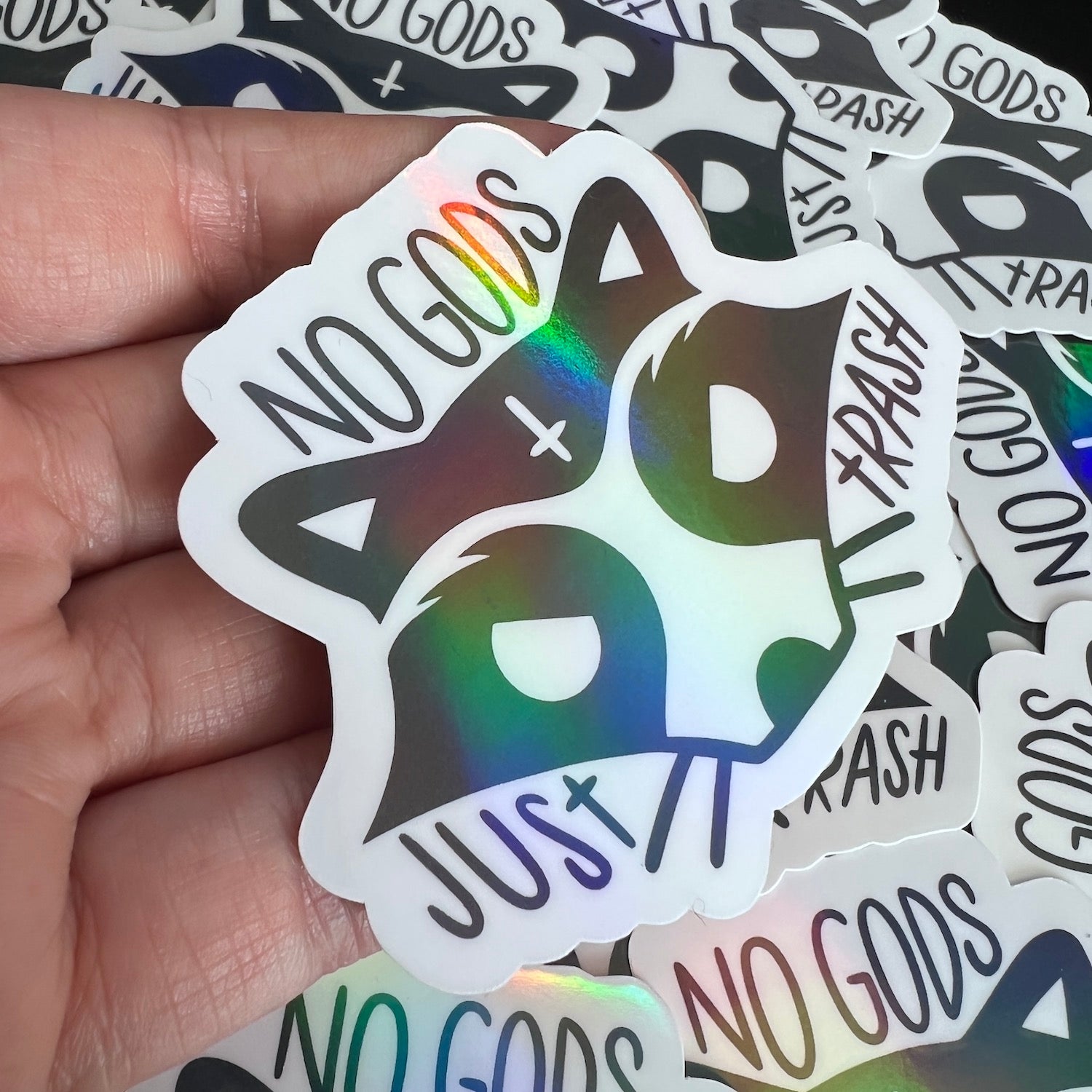 No Gods, Just Trash Sticker