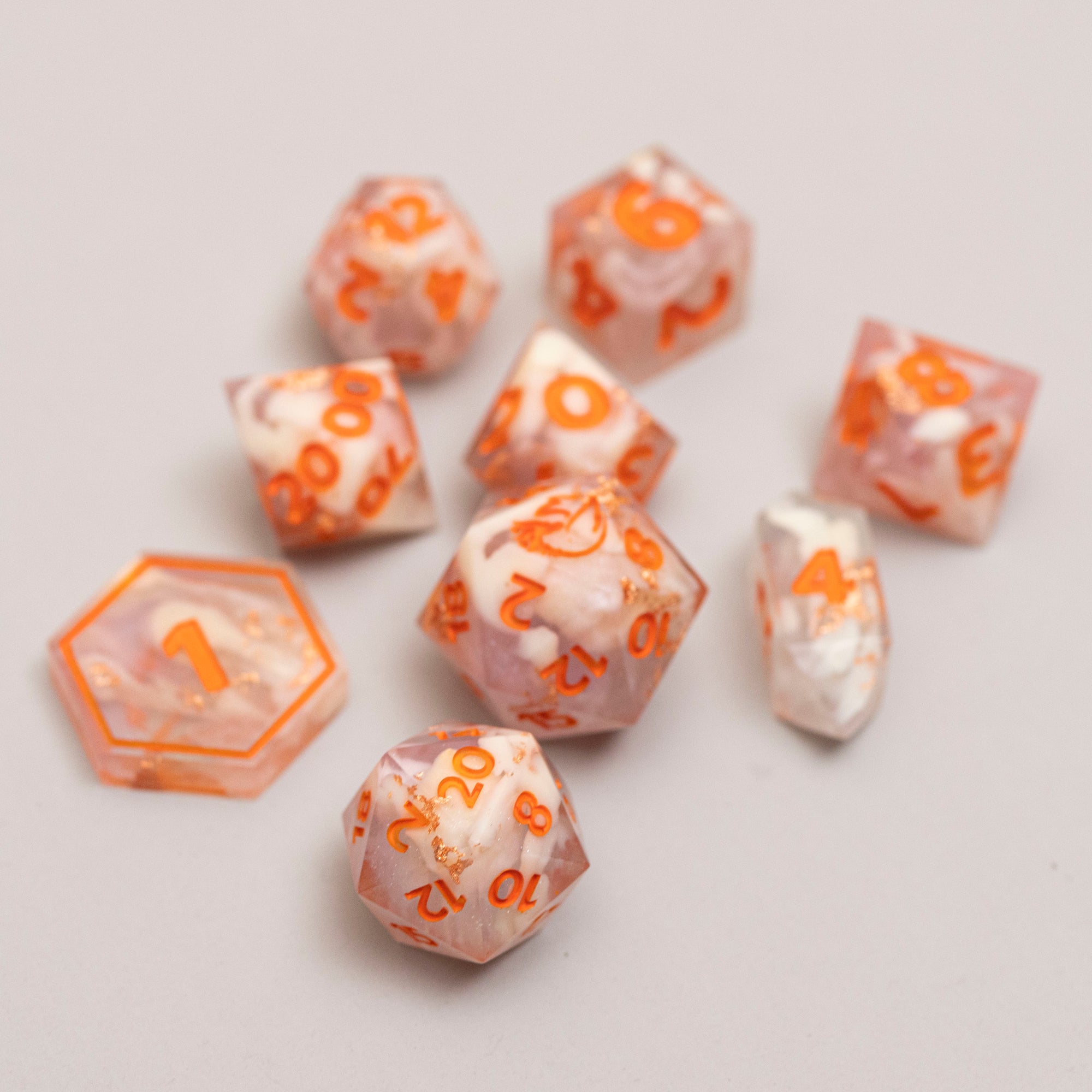 Divine Shimmer - 9 Piece Dice Set