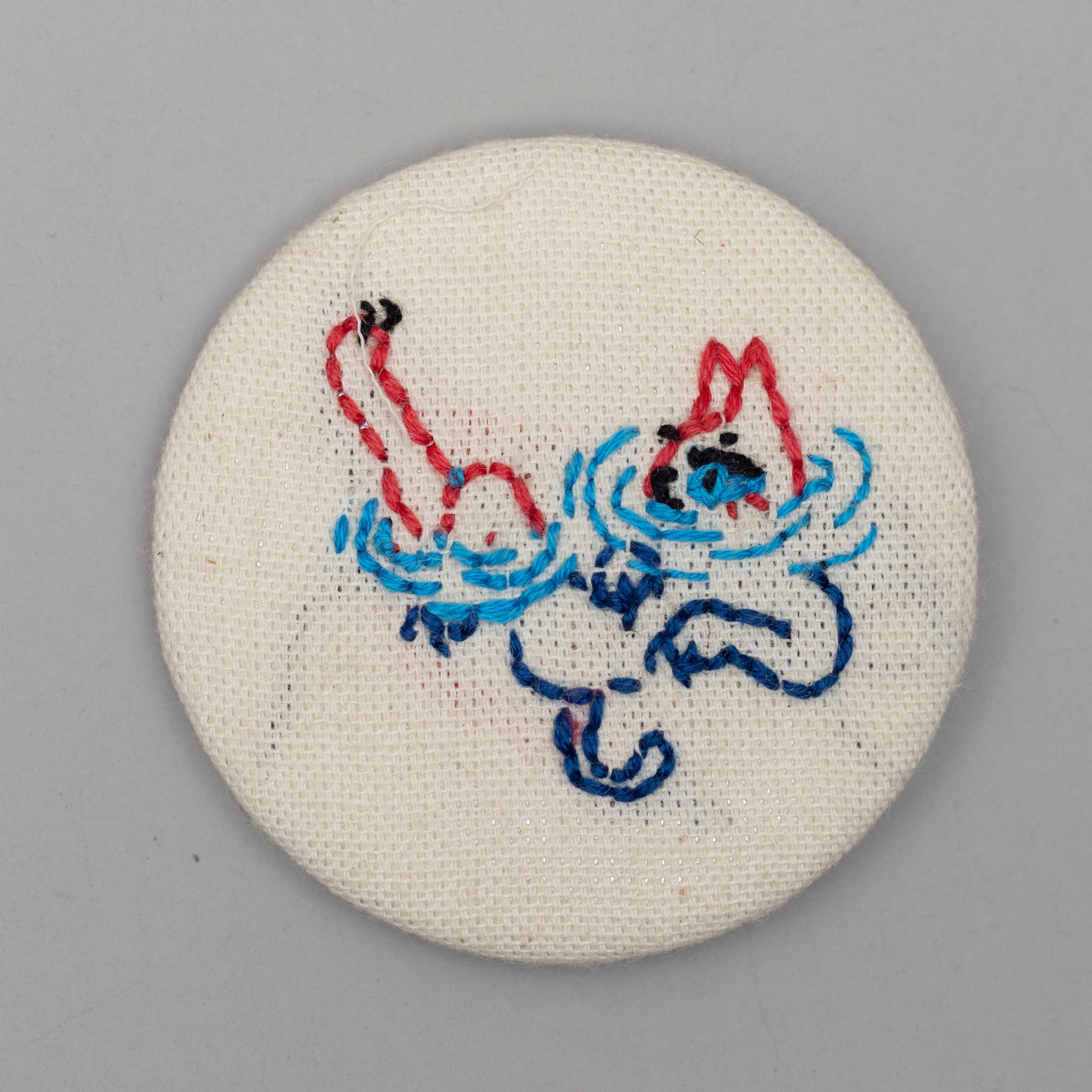 Limited Edition Embroidered Fabric Pins