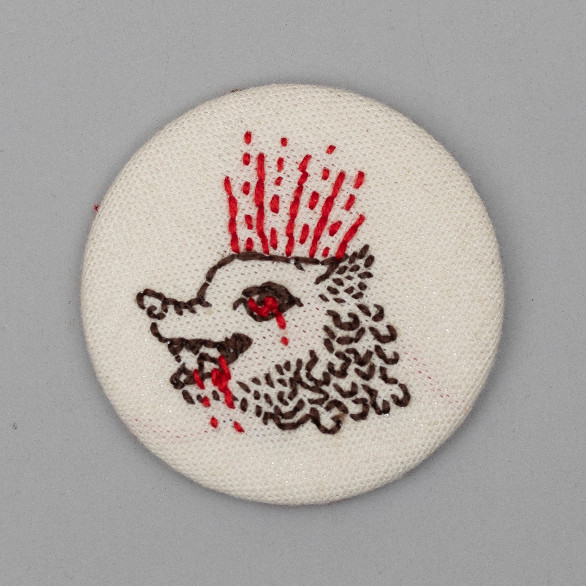 Limited Edition Embroidered Fabric Pins