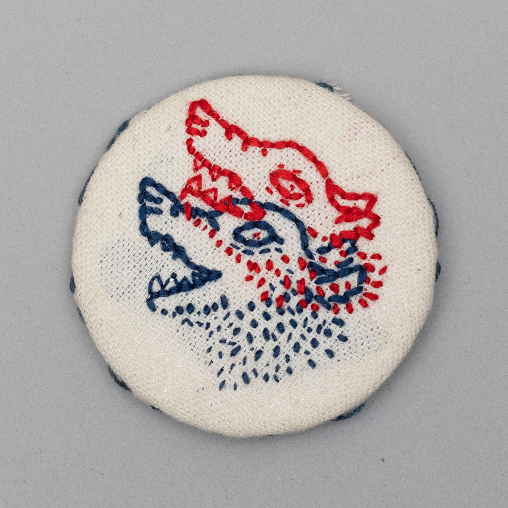 Limited Edition Embroidered Fabric Pins