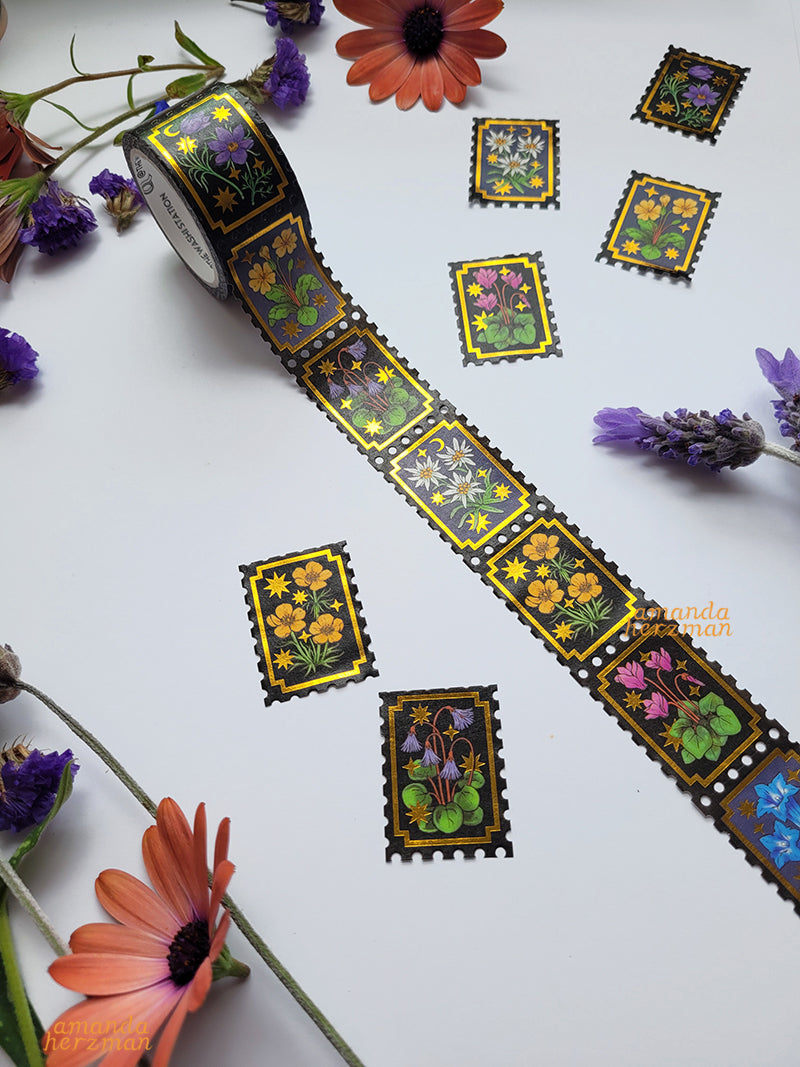 Alpine Plants Washi Tape