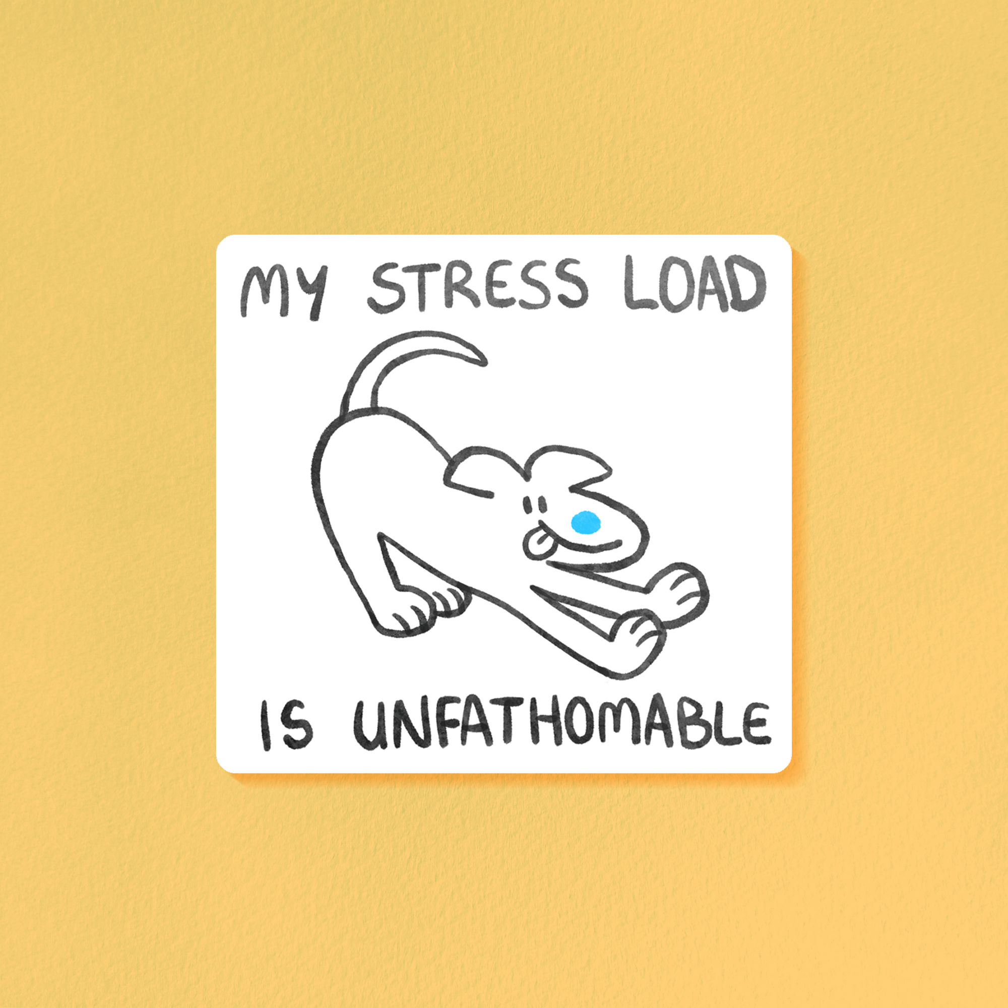 Dogs feeling something sticker pack