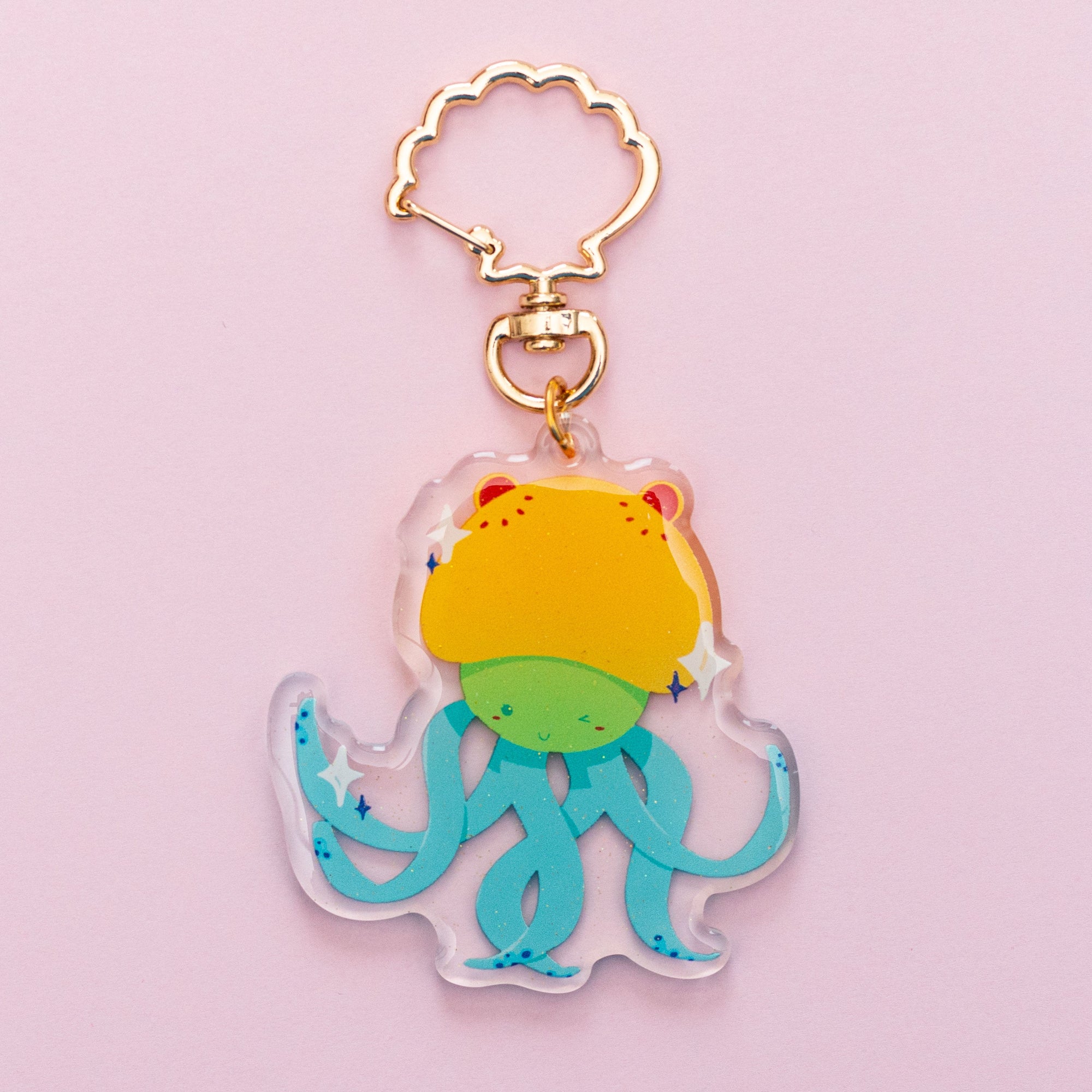 SALE: Mr. Rainbow Squid Charm - 2