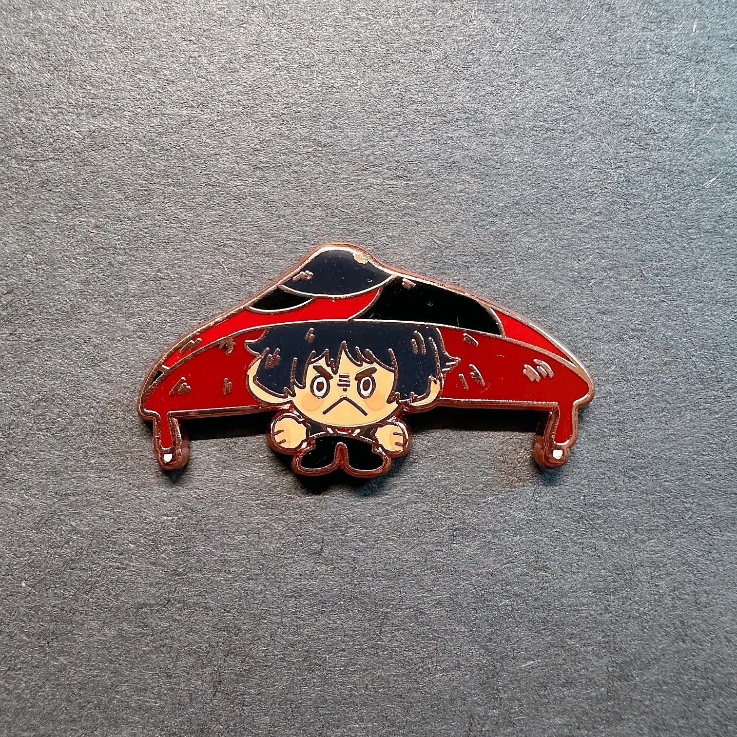 scaramouch enamel pin - 1