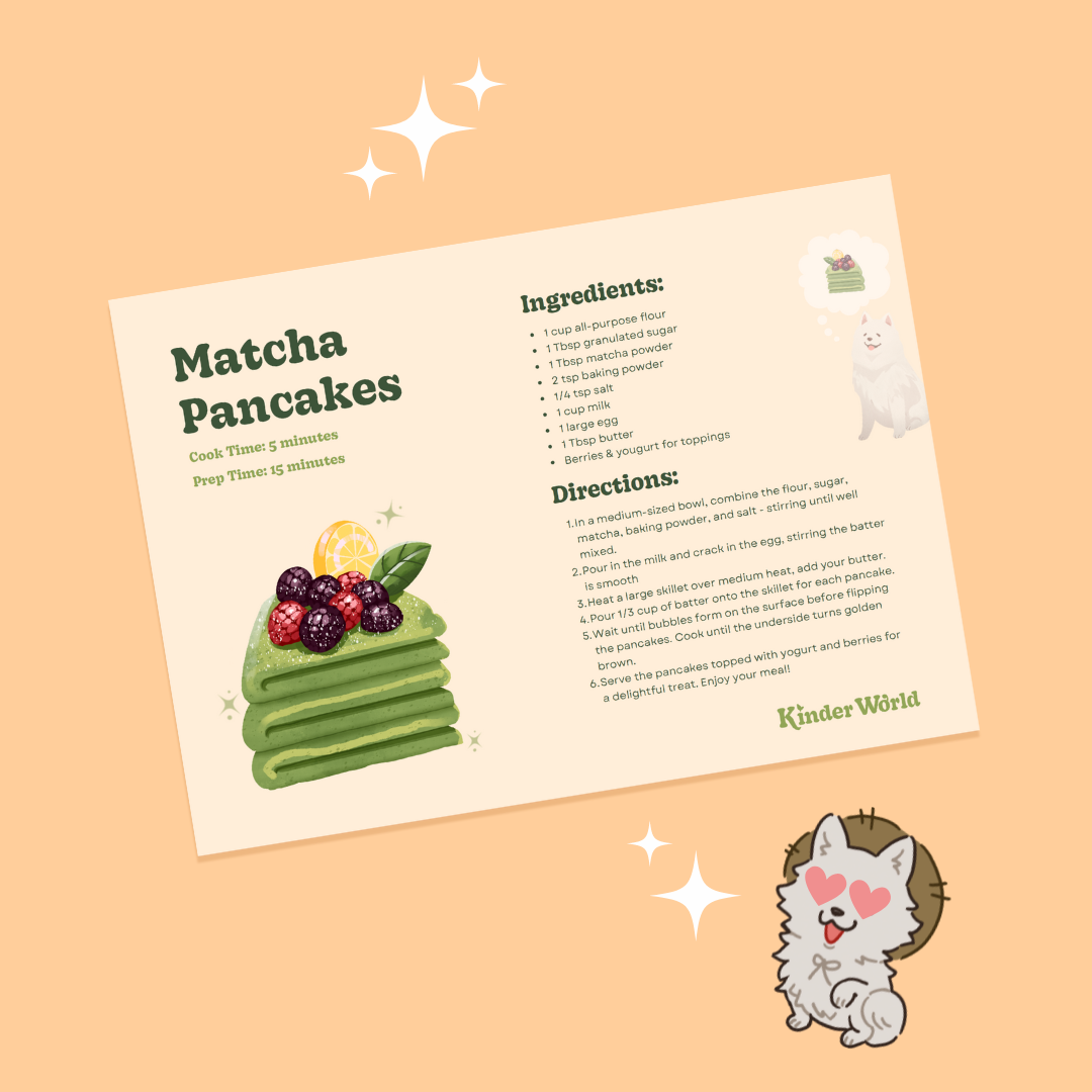 Kinder World Recipe Cards Digital Download - 2