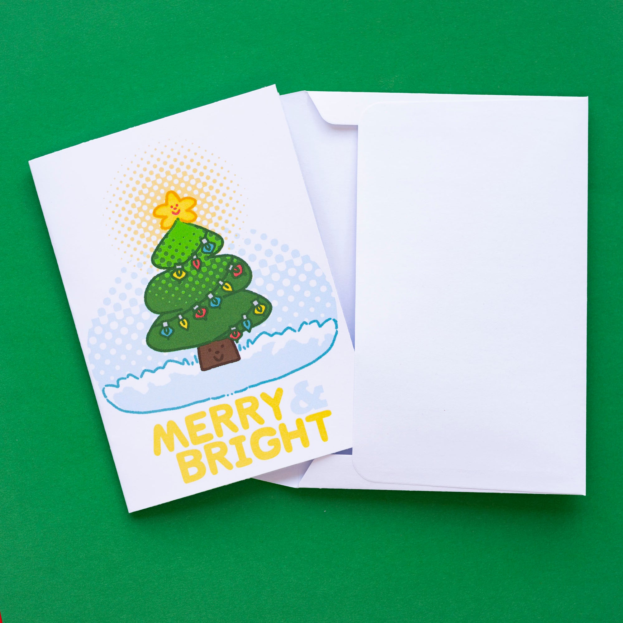 Merry and Bright Holiday Greeting Card