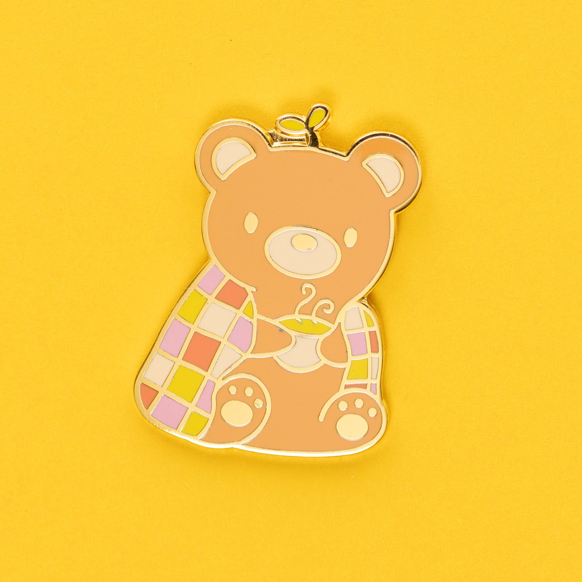 Cosy Bear Enamel Pin