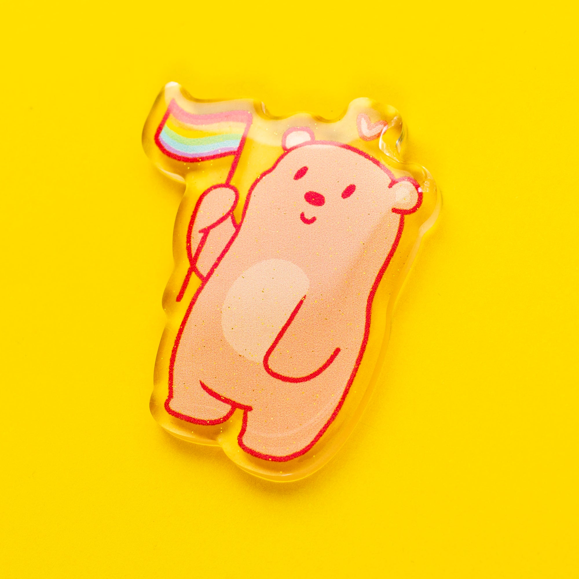 Pride Bear Acrylic Pin