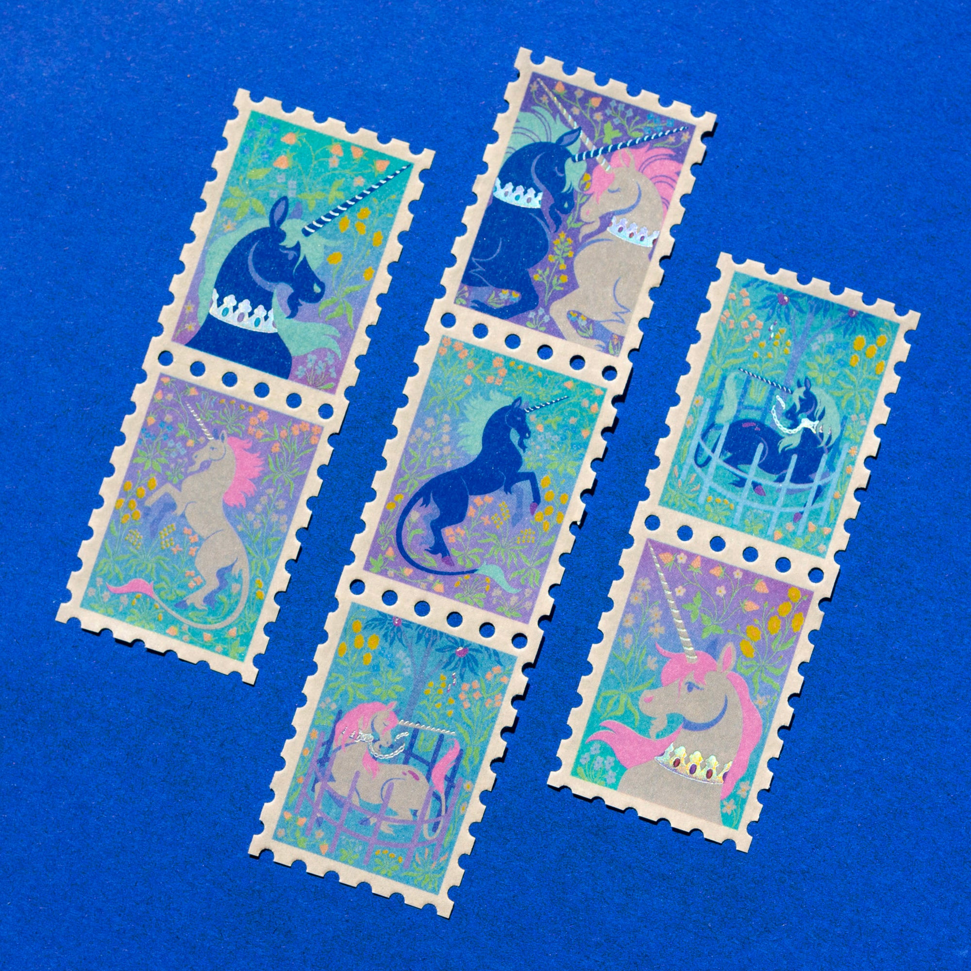 Unicorn Tapestry Holo Stamp