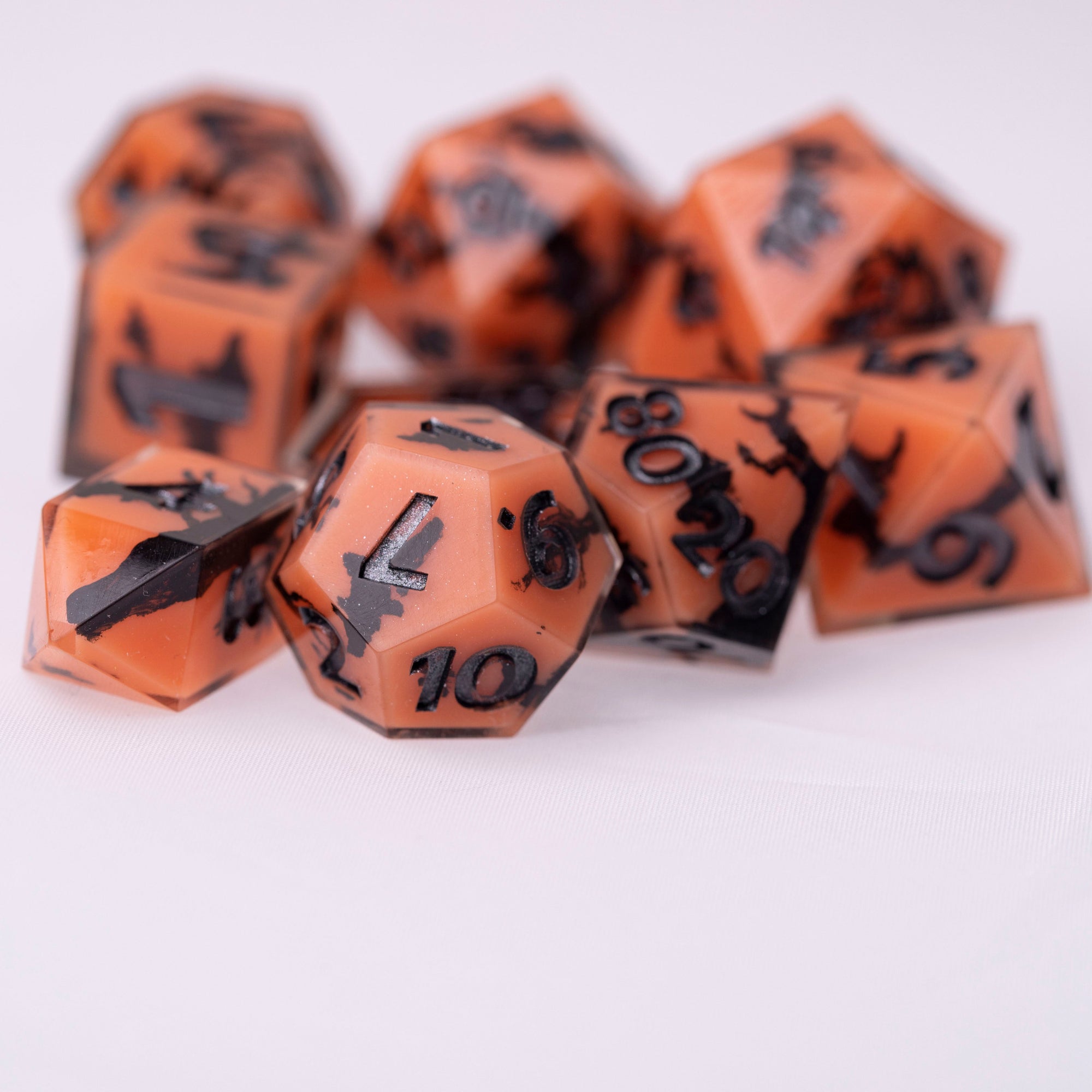 Creepy Critters of the Night - D20 + D4 Dice Sets