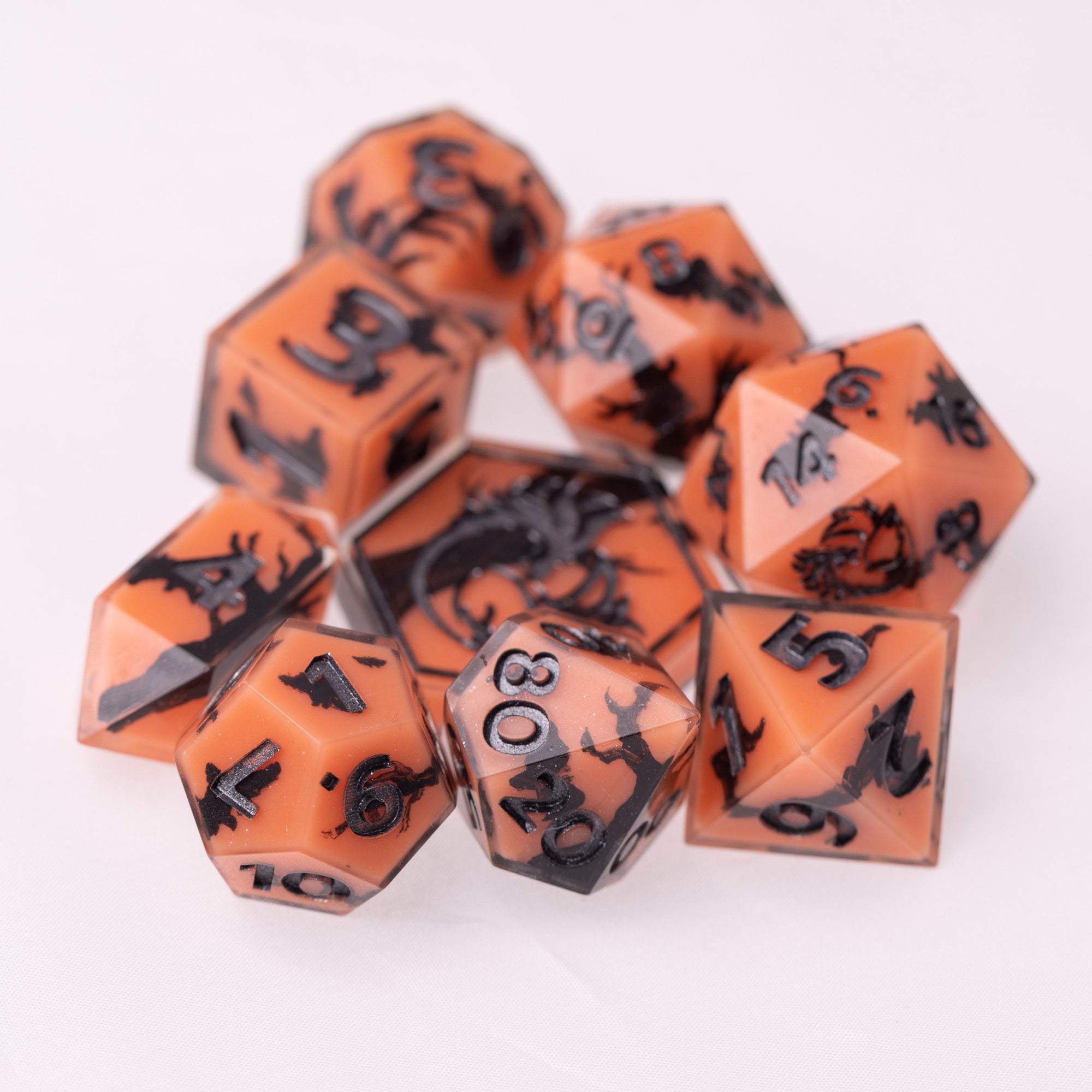 Creepy Critters of the Night - 9 Piece Dice Set