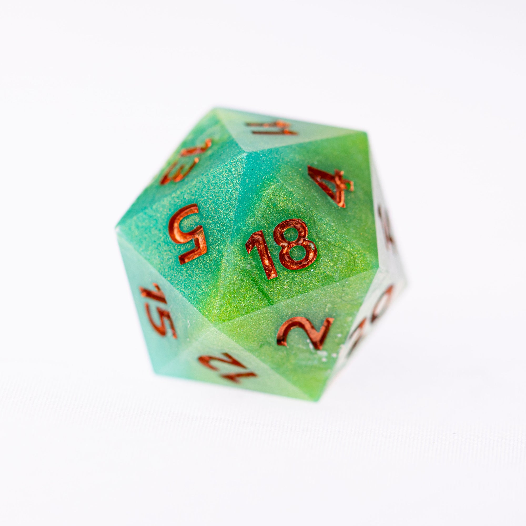 The Ethereal Emerald - D20 + D6 + D4 Dice Sets