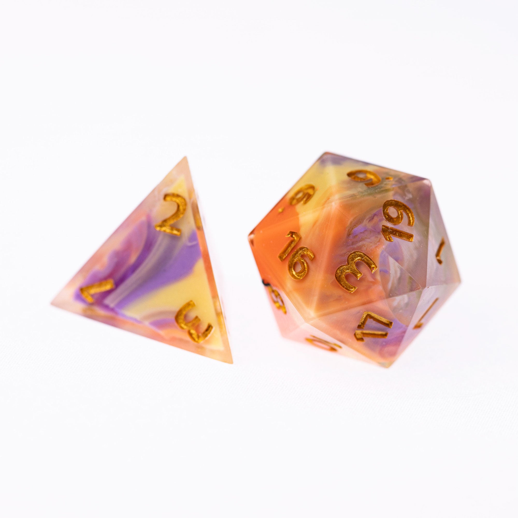 Cryptic Carnival - D20 + D4 Dice Sets
