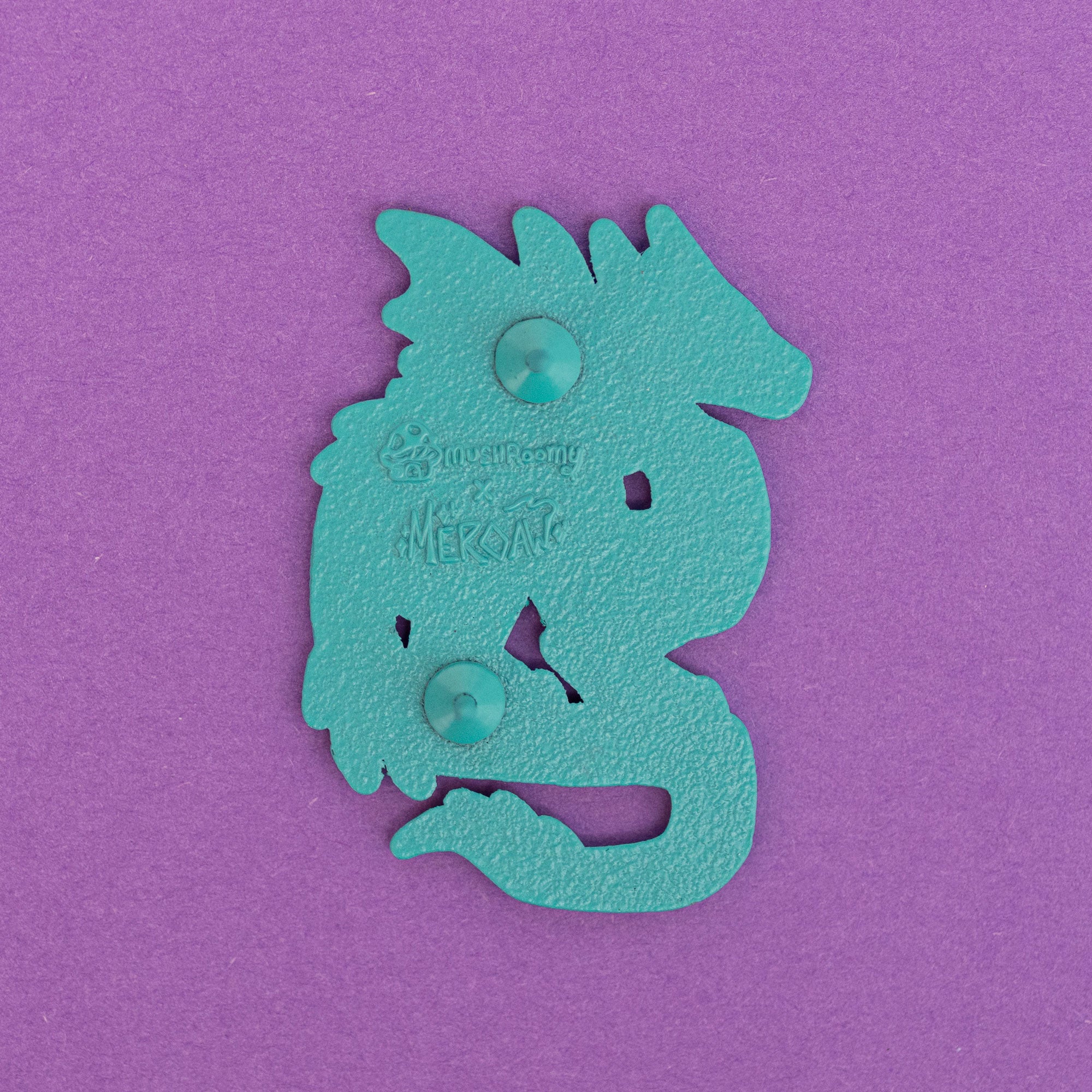 Teal Dragon Soft Enamel Pin