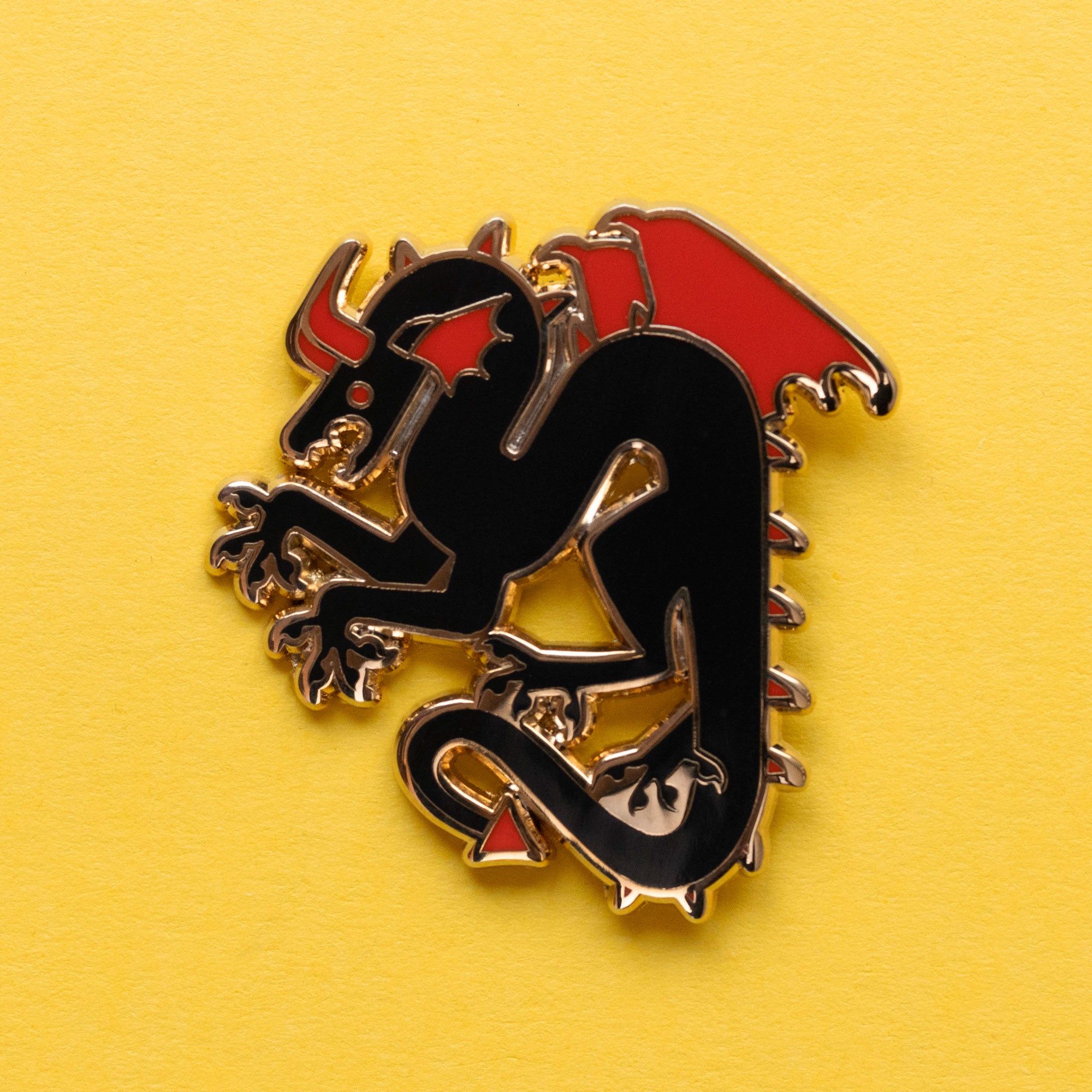 Heraldic Dragon enamel pin