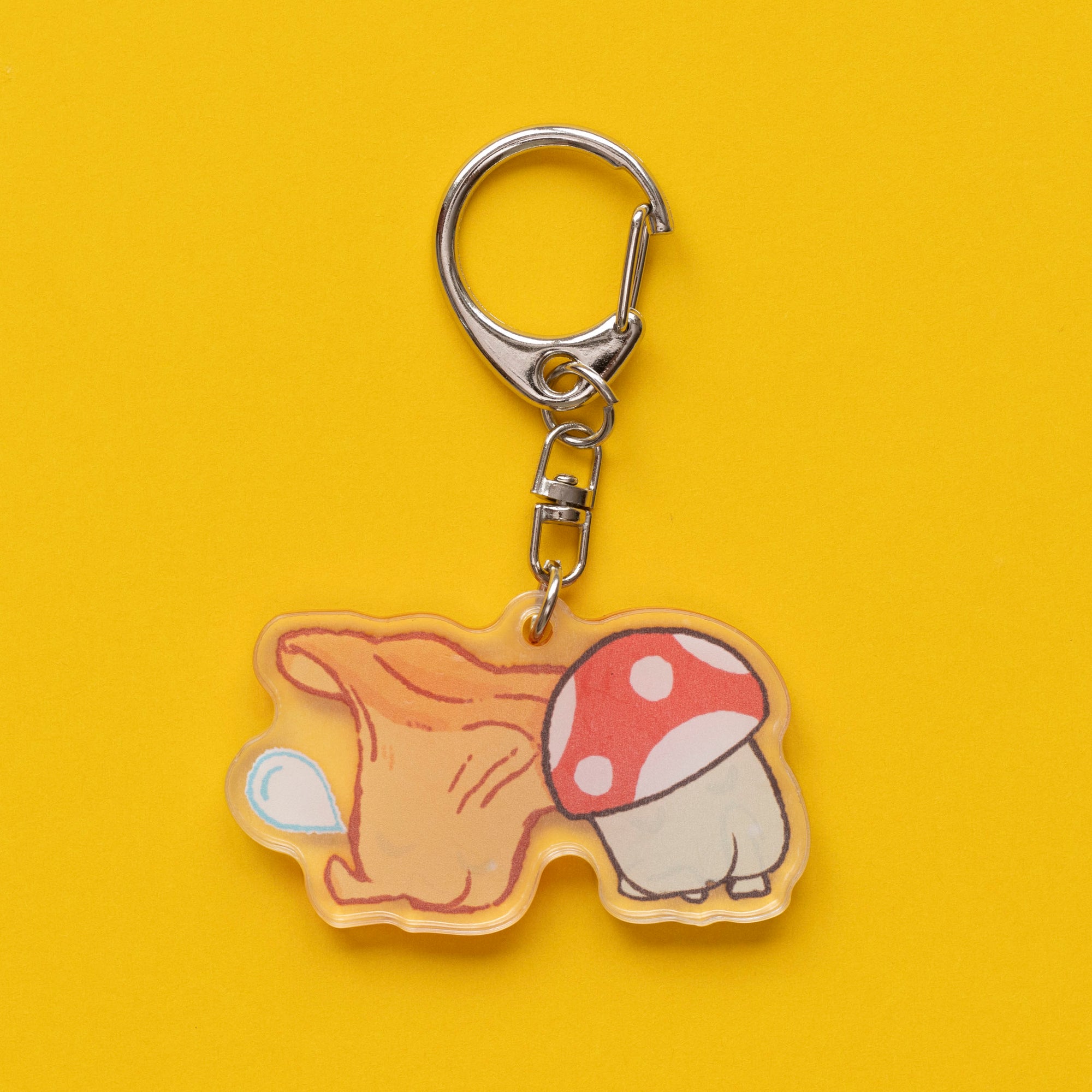 Buttshroom Keychain - Sleepy Shrooms