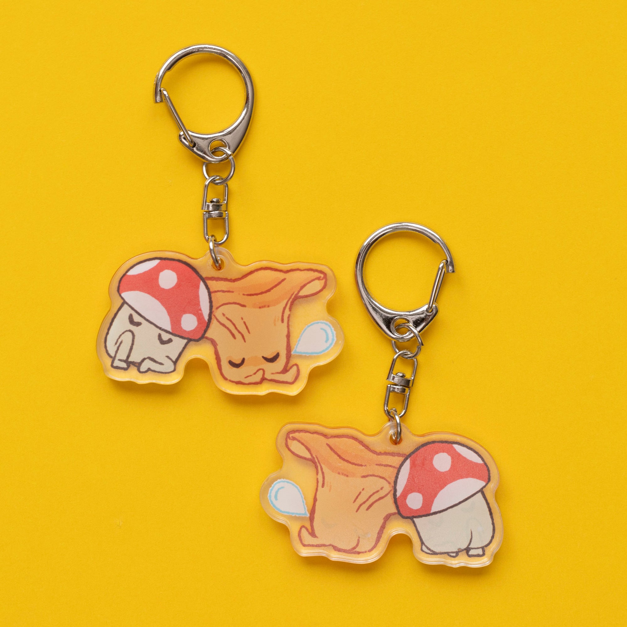 Buttshroom Keychain - Sleepy Shrooms