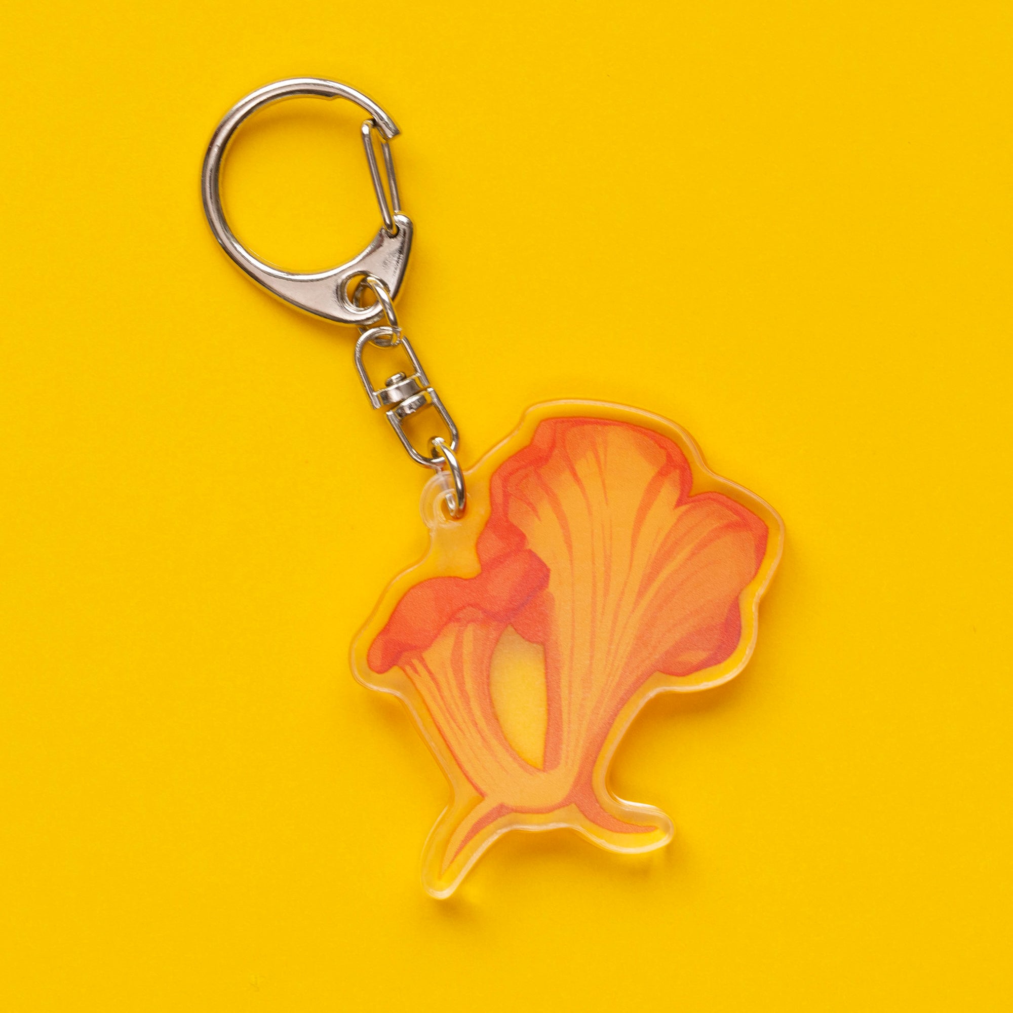 Cantering Chanterelle Keychain