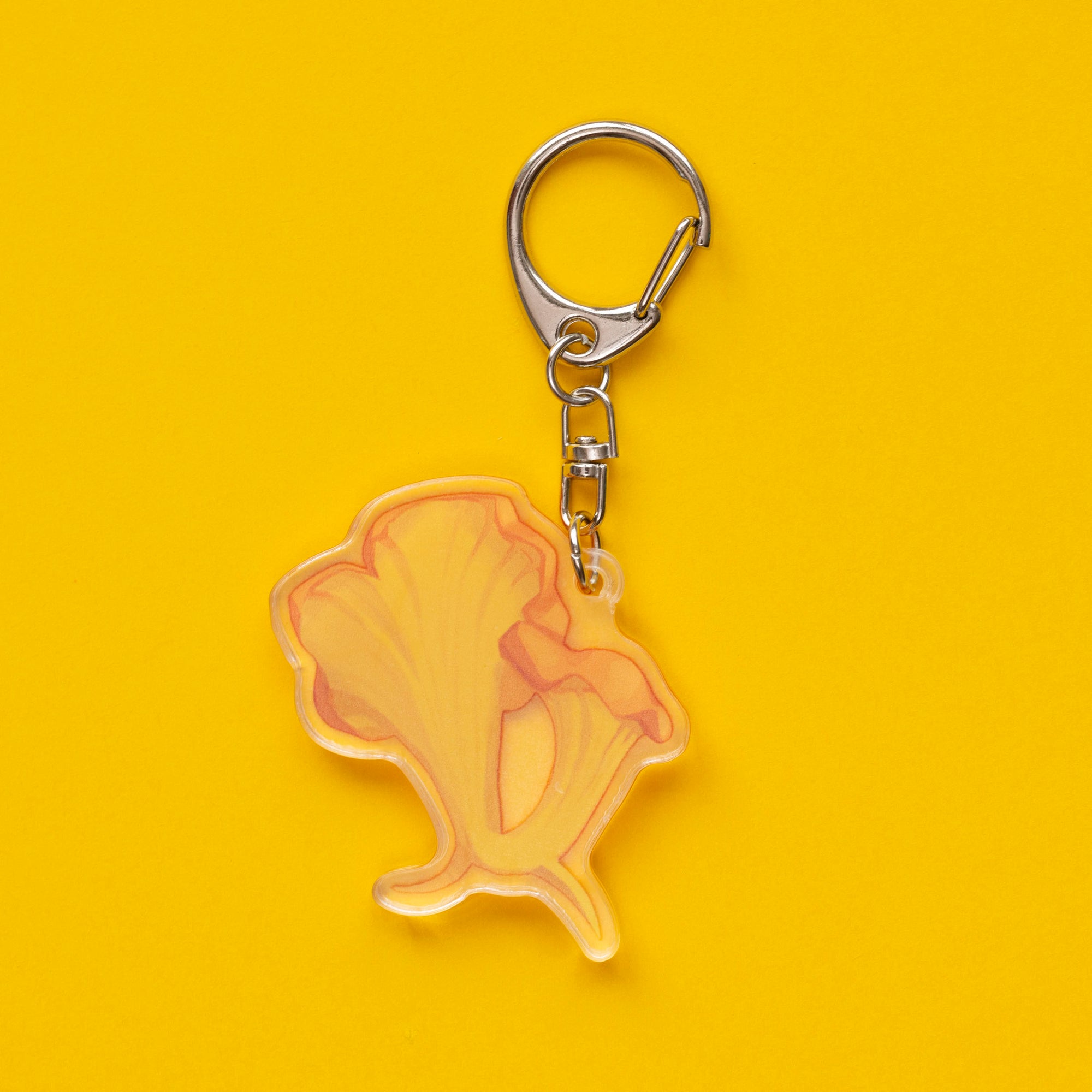 Cantering Chanterelle Keychain