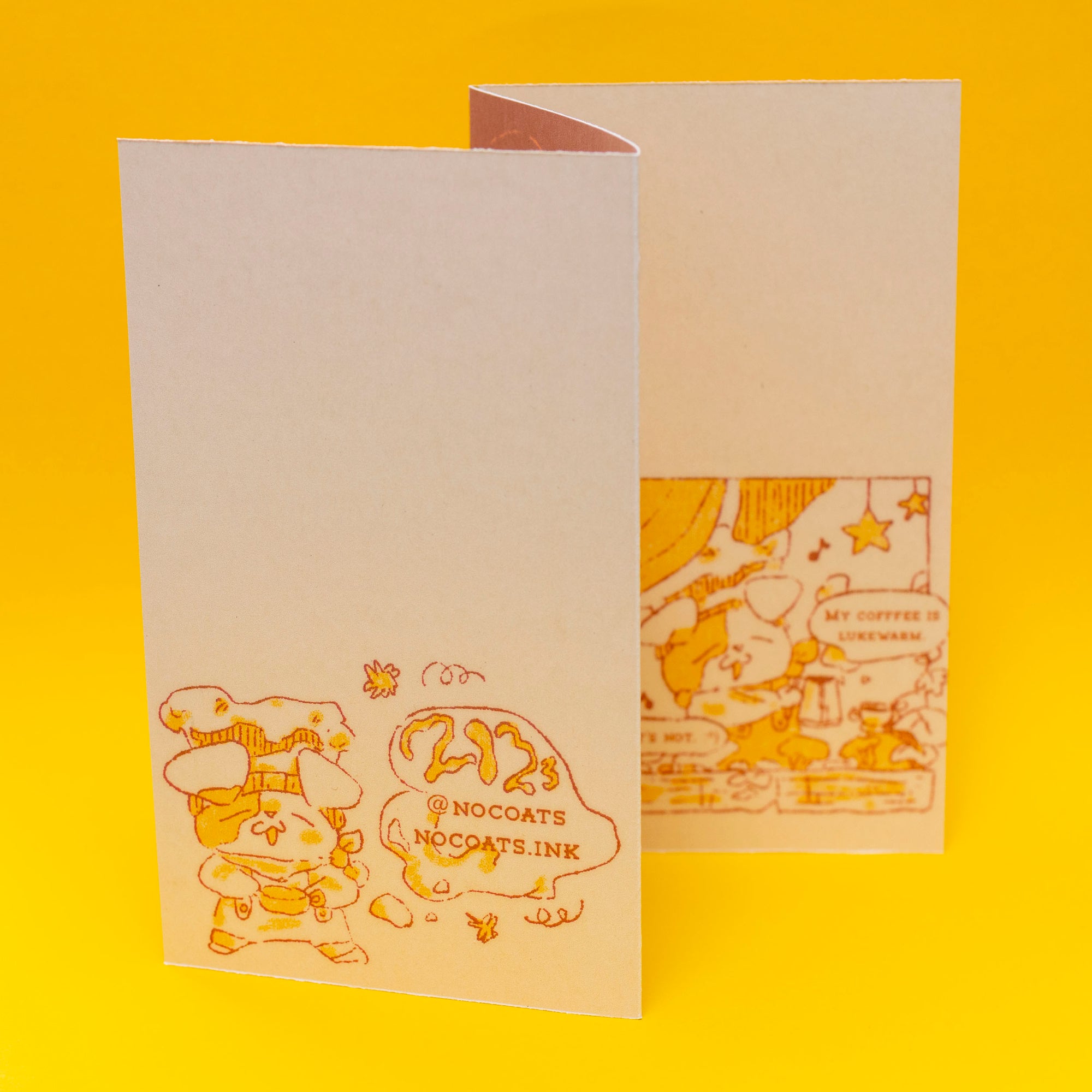 "PONGO'S PUP PATISSERIE" TRI-FOLD ZINE