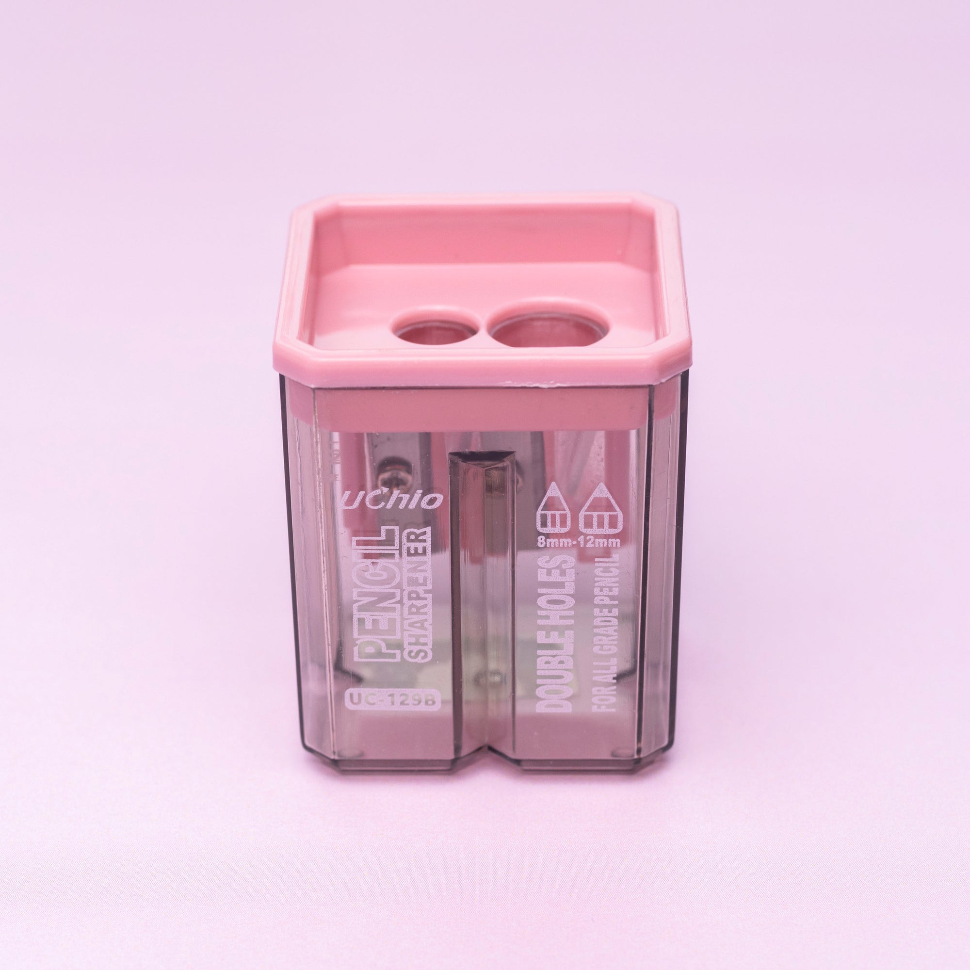 Uchio Geometric Pencil Sharpener - Pink