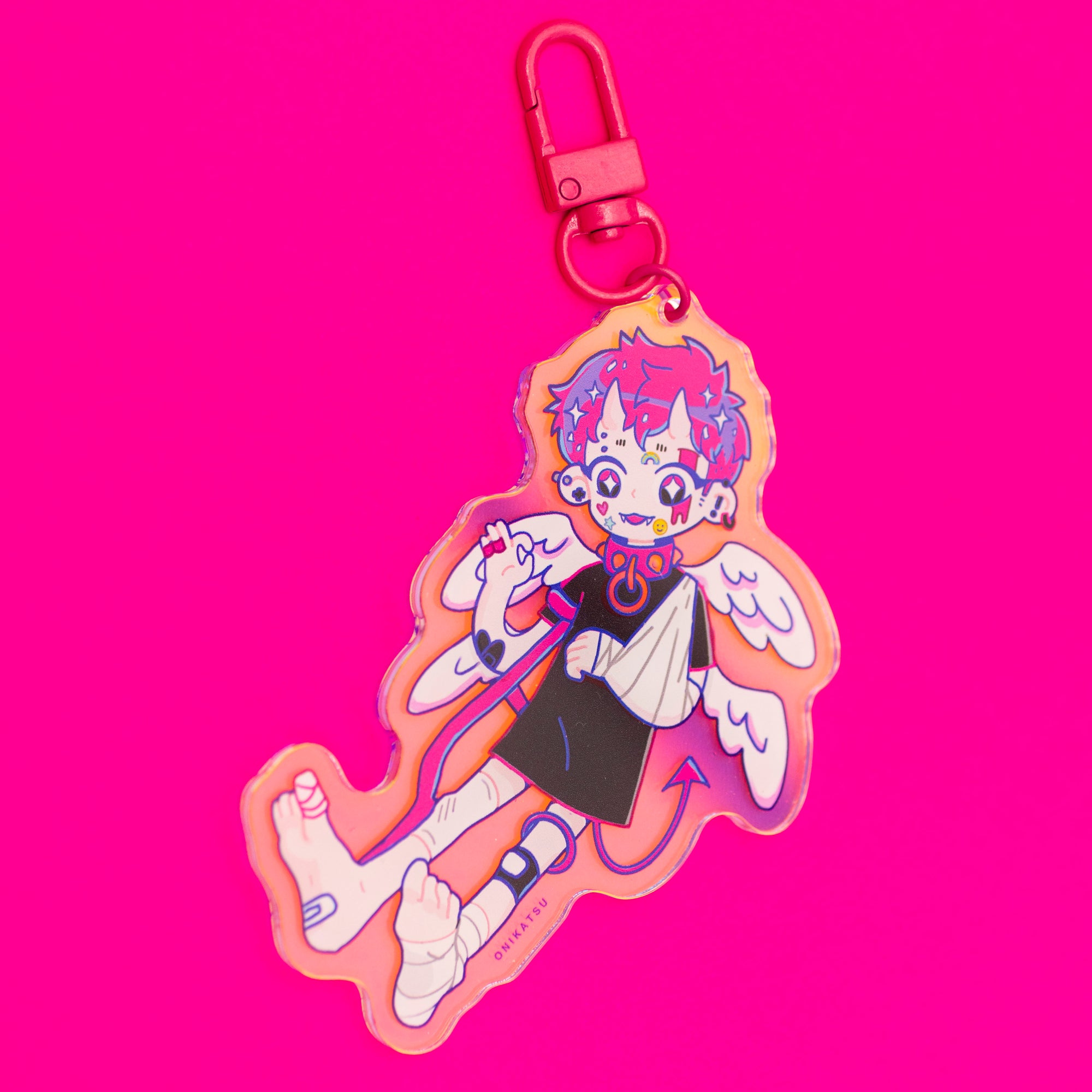 Hurt boy (oc) - keychain