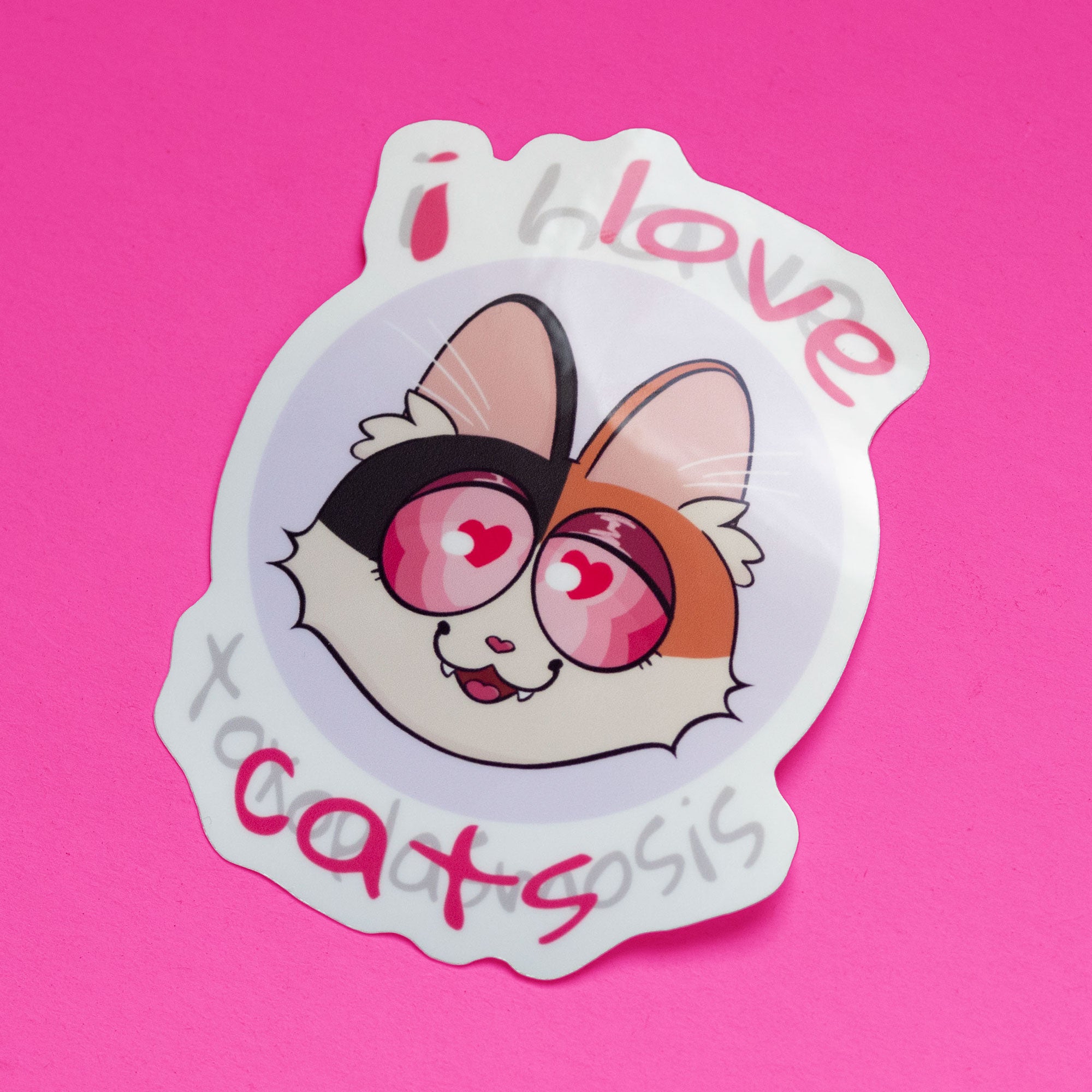 I love cats!!!! Sticker