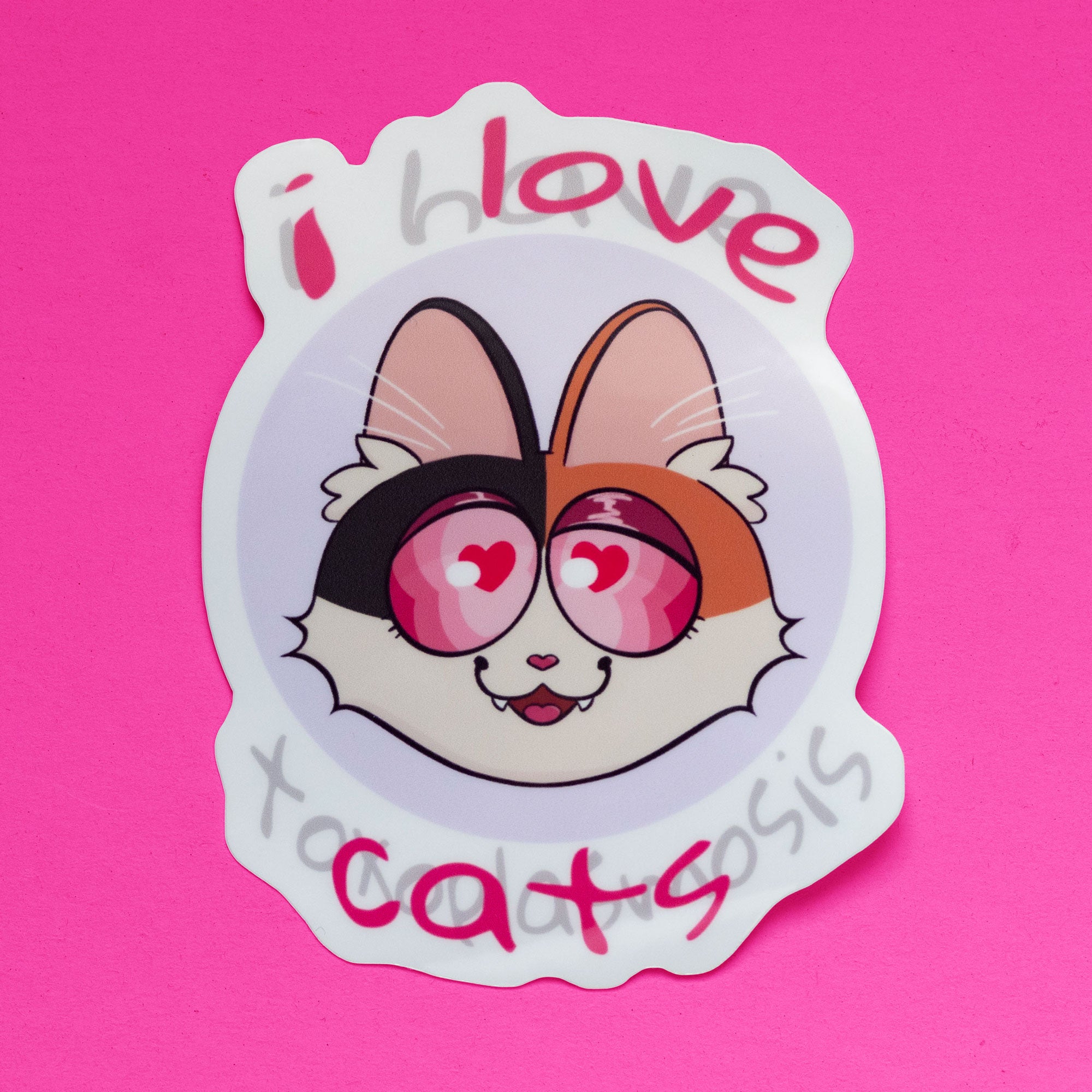I love cats!!!! Sticker