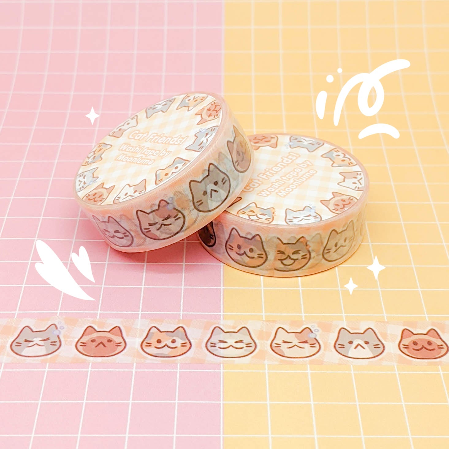 Cat Friends washi tape - 3