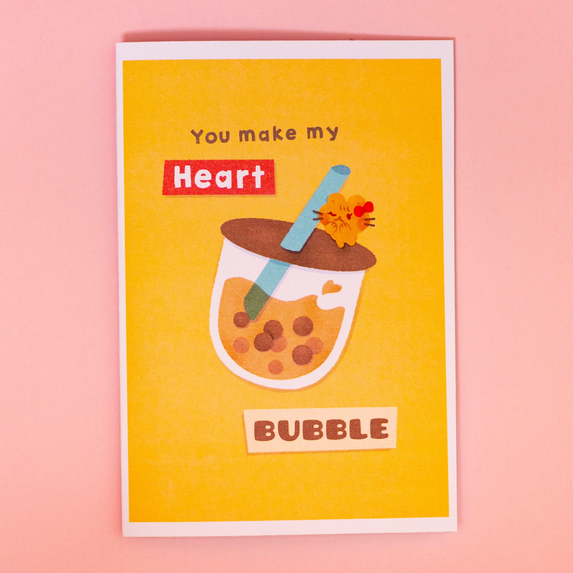 Bubble Tea Love Card
