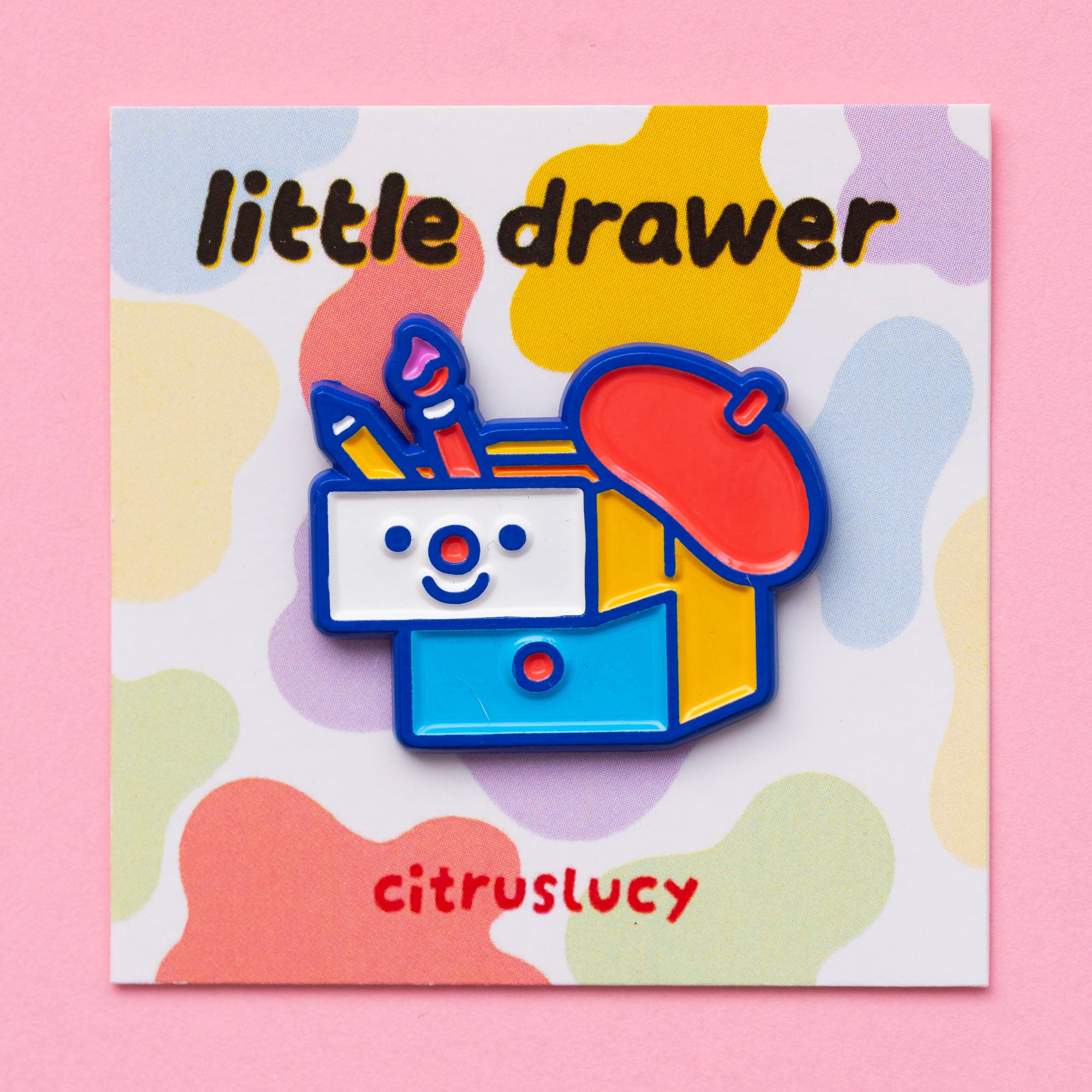 Little Drawer Enamel Pin