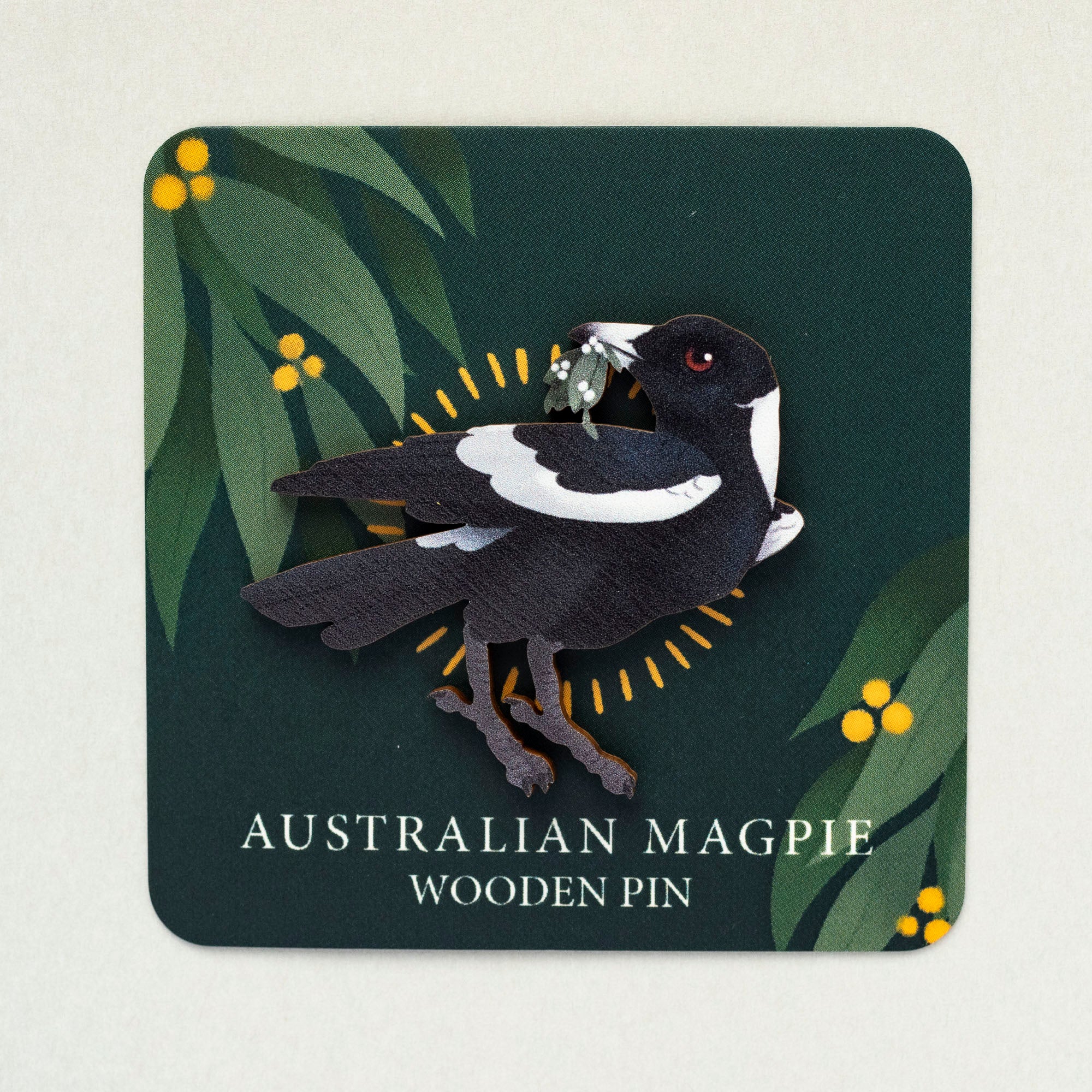 Magpie Wood Pin