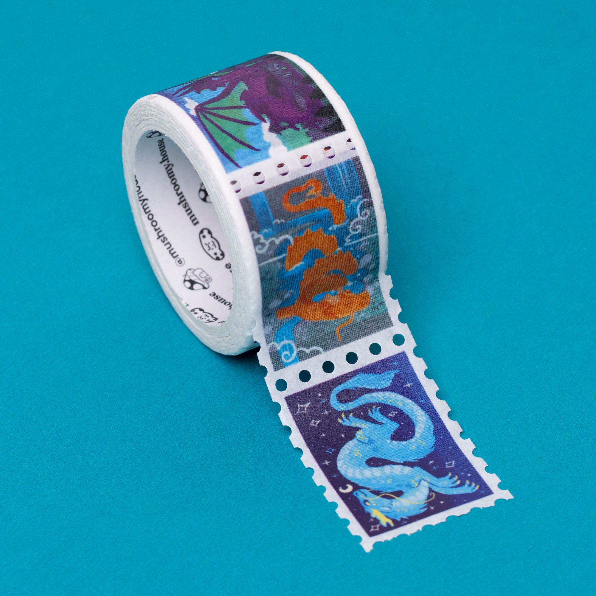 Dragon Stamp Washi
