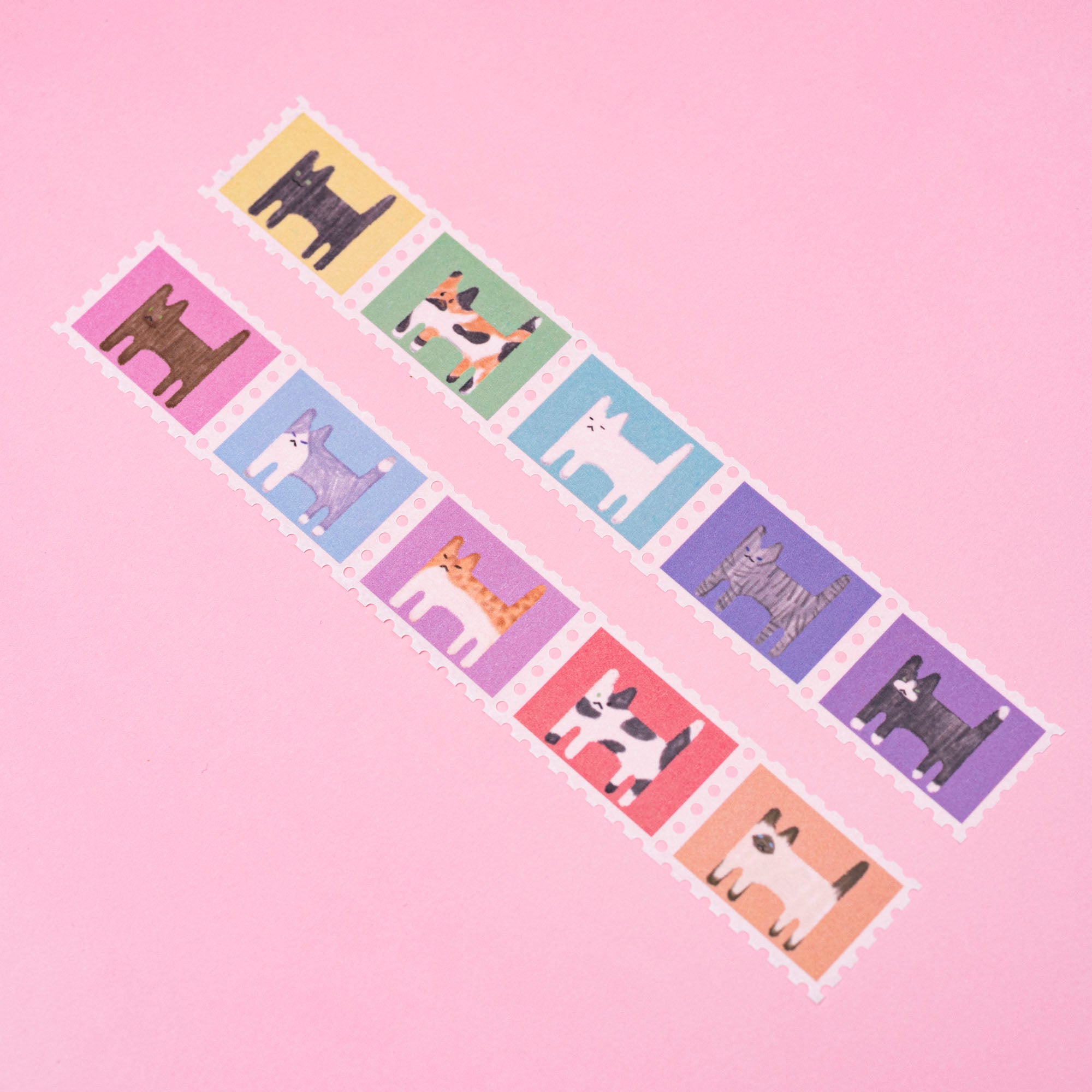 Pride Cats Stamp Washi