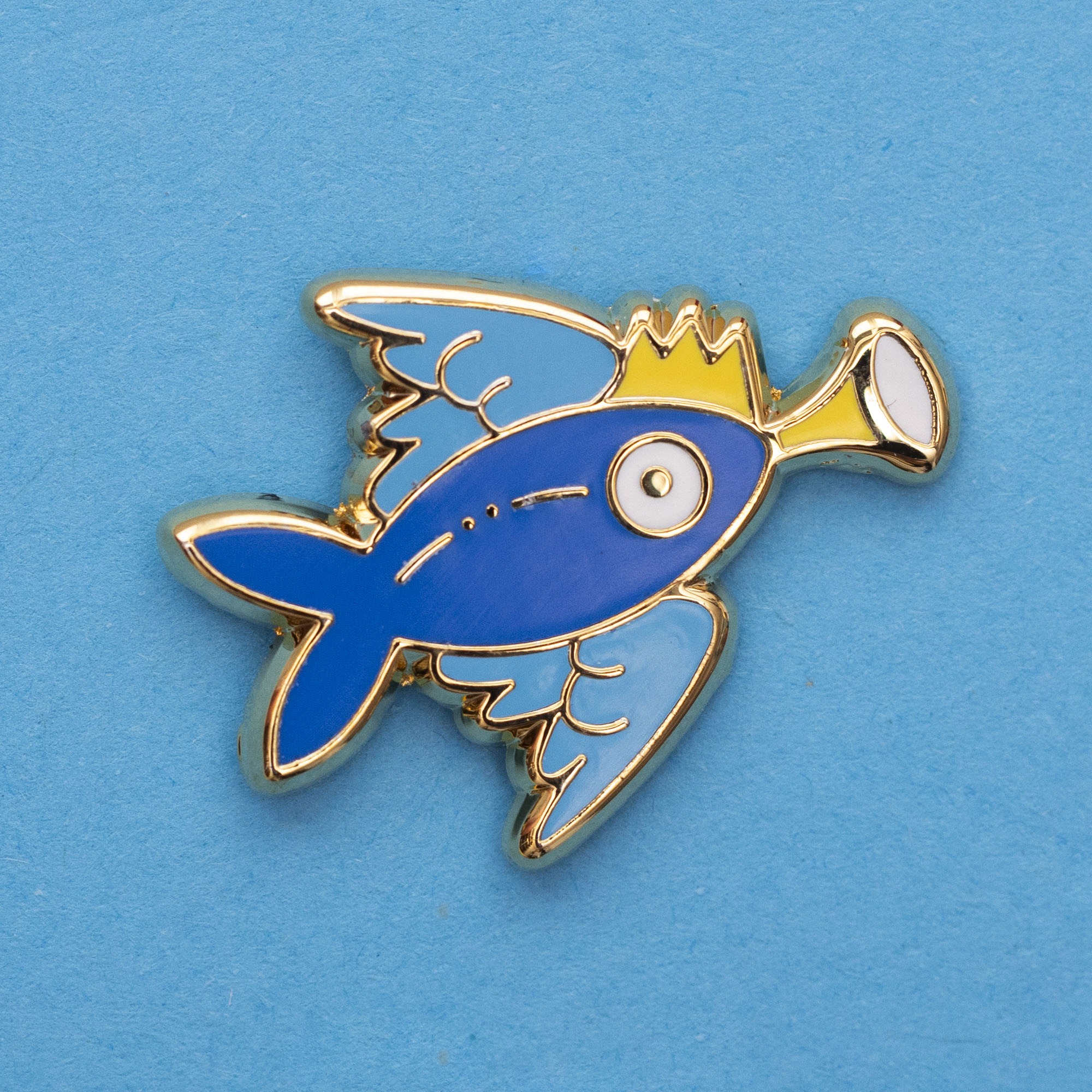 Mini Fish Angel Pin