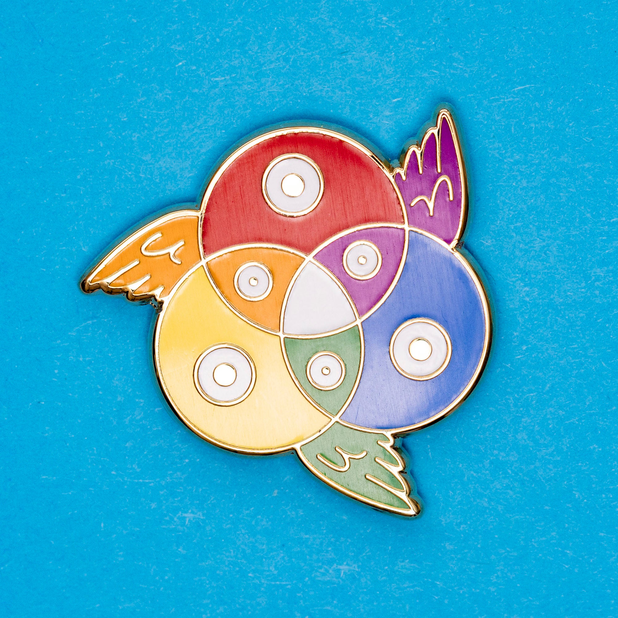 Colorful Ophanim Pin