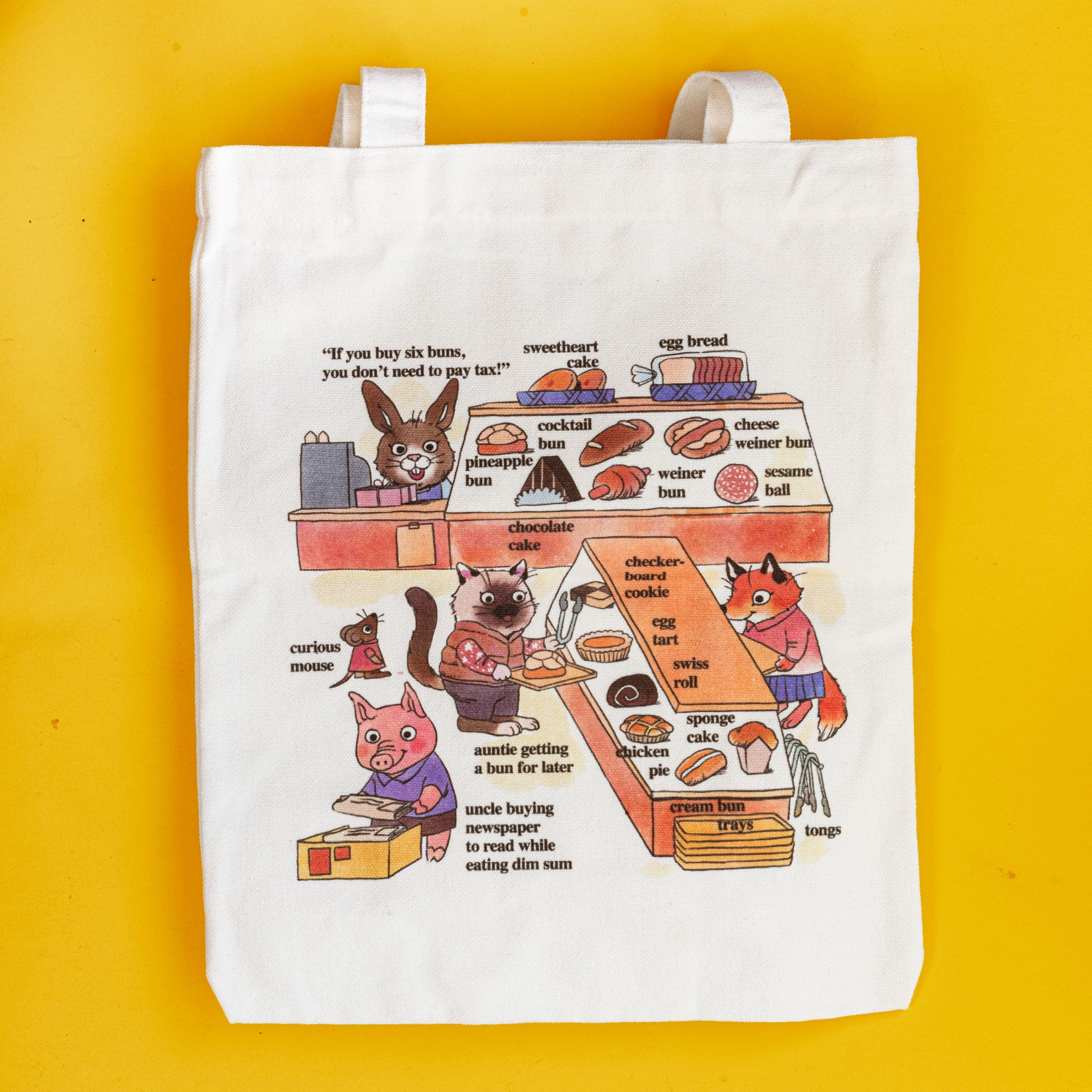 asian bakery tote