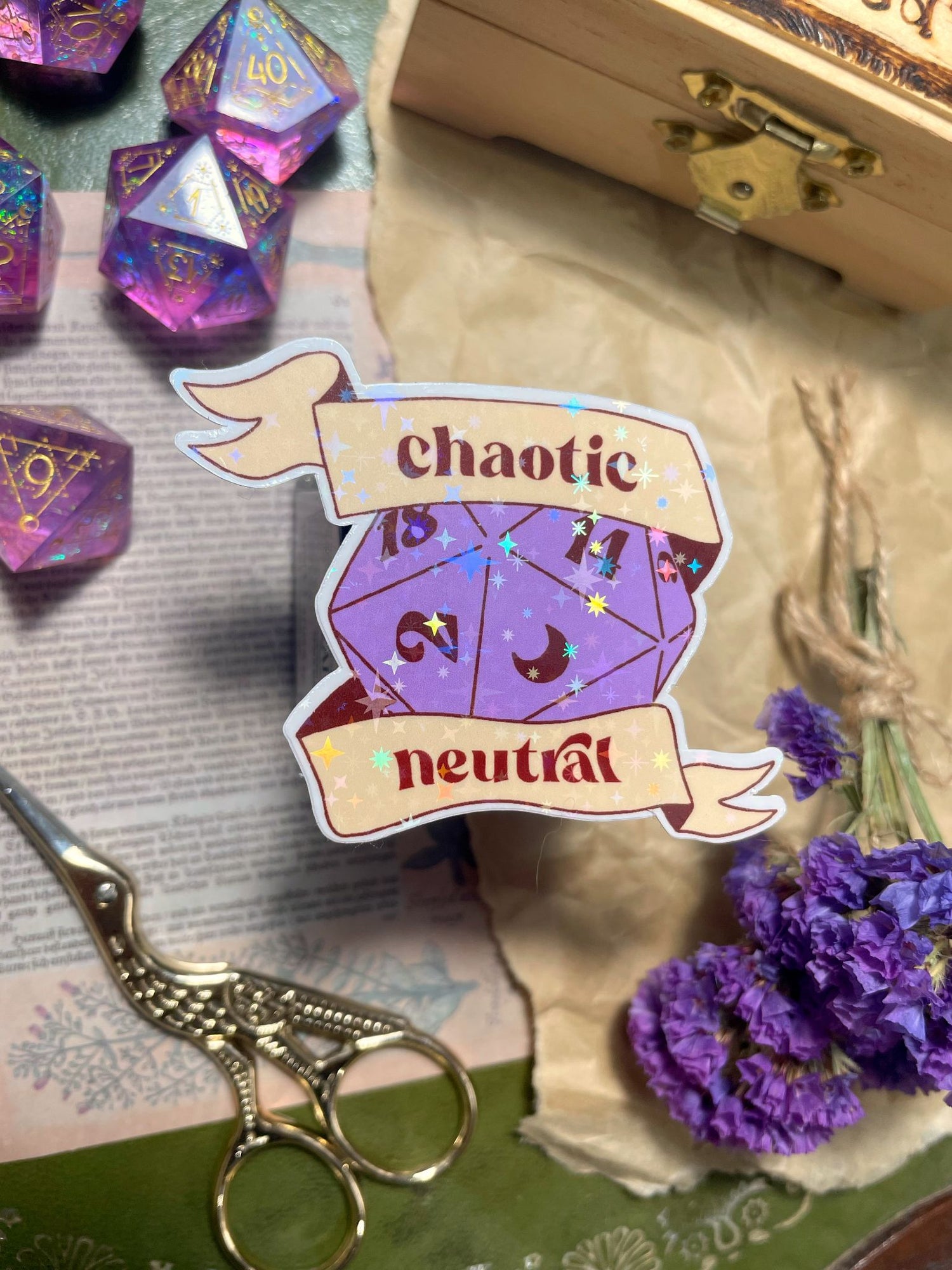 "Chaotic Neutral" Sticker - 2
